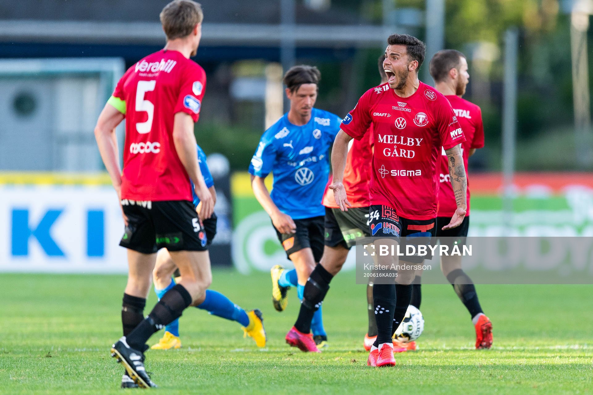 Trelleborgs Herman Hallberg reagerar