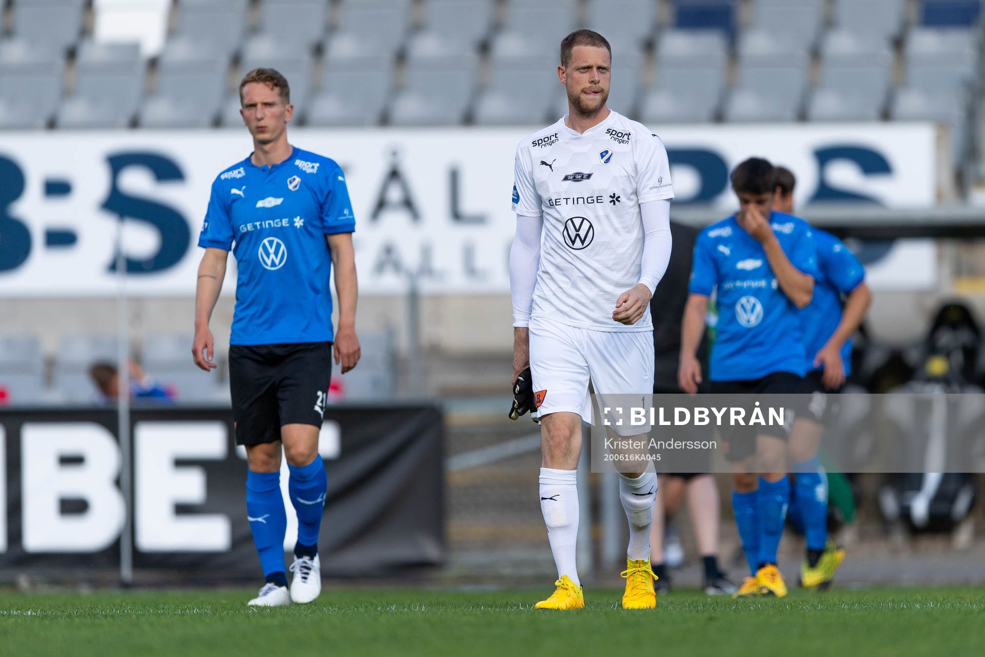 Halmstads målvakt Malkolm Nilsson Säfqvist