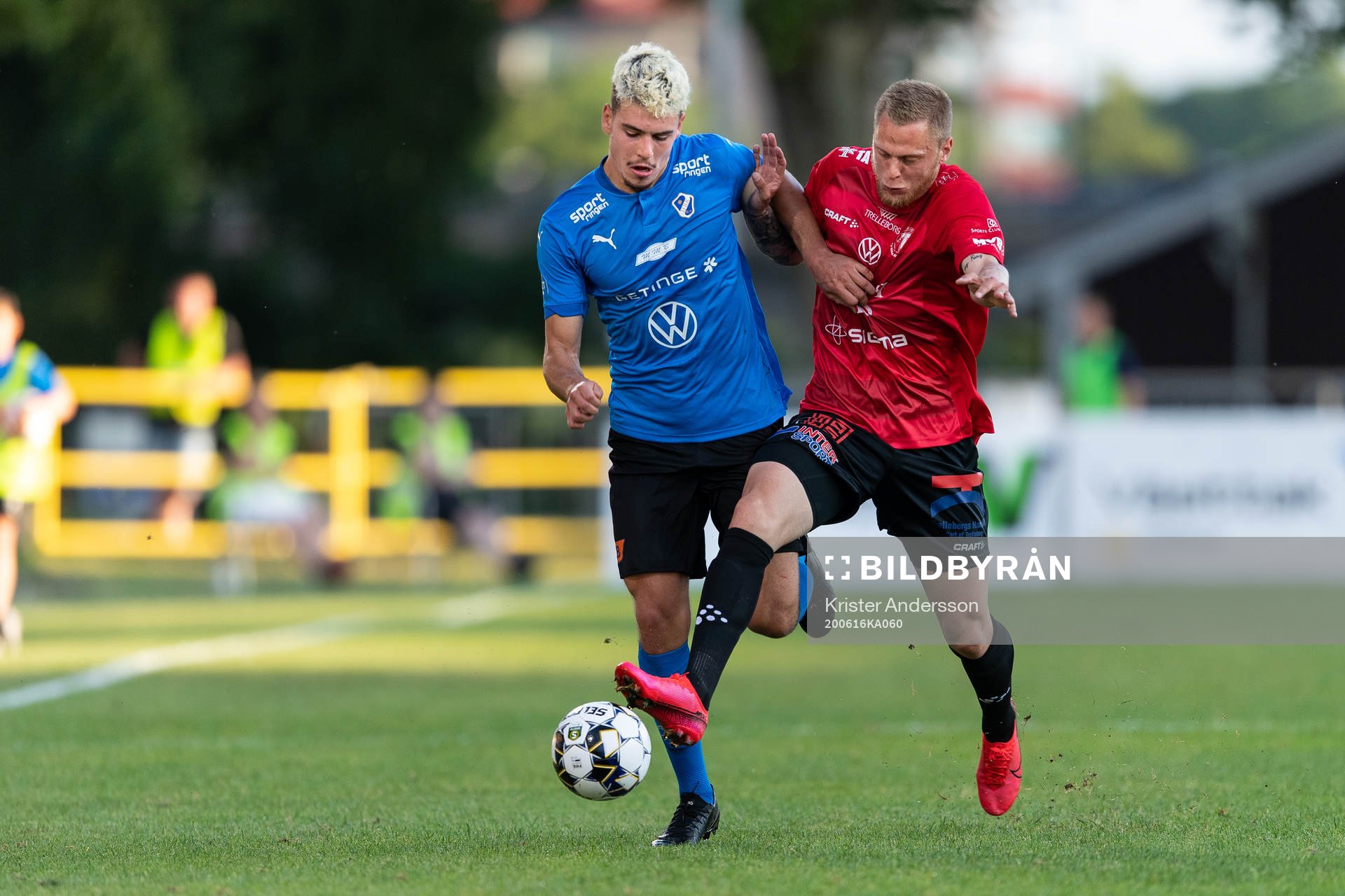 Halmstads Edvin Kurtulus och Trelleborgs Mattias Håkansson