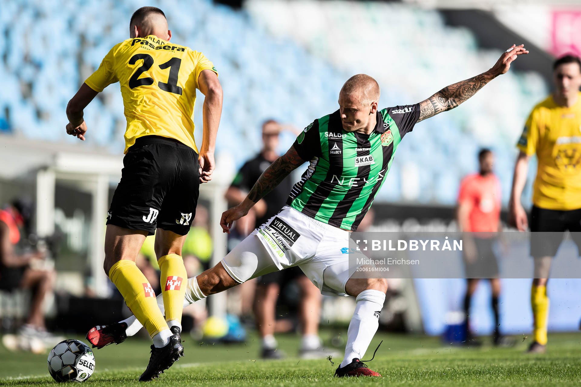 Jönköpings Kevin Rodeblad Lowe och GAIS Jesper Brandt