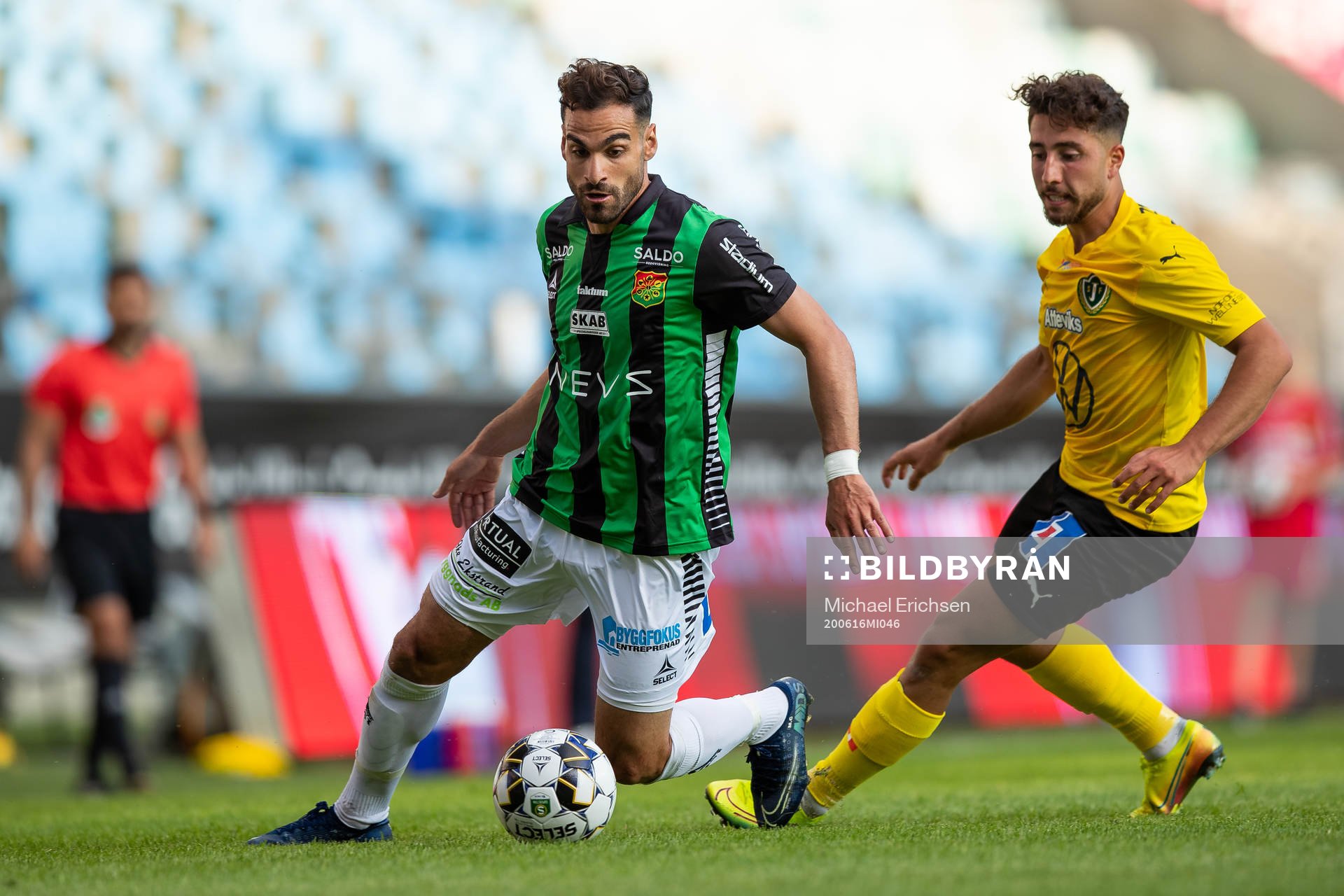 GAIS Mervan Celik och Jönköpings Moustafa Zeidan