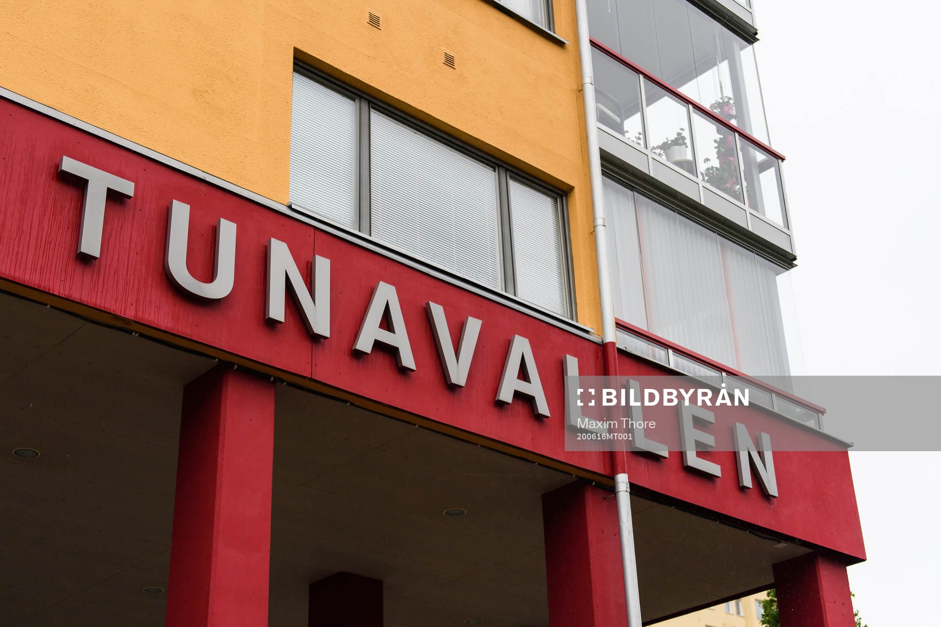 Exteriör av Tunavallen