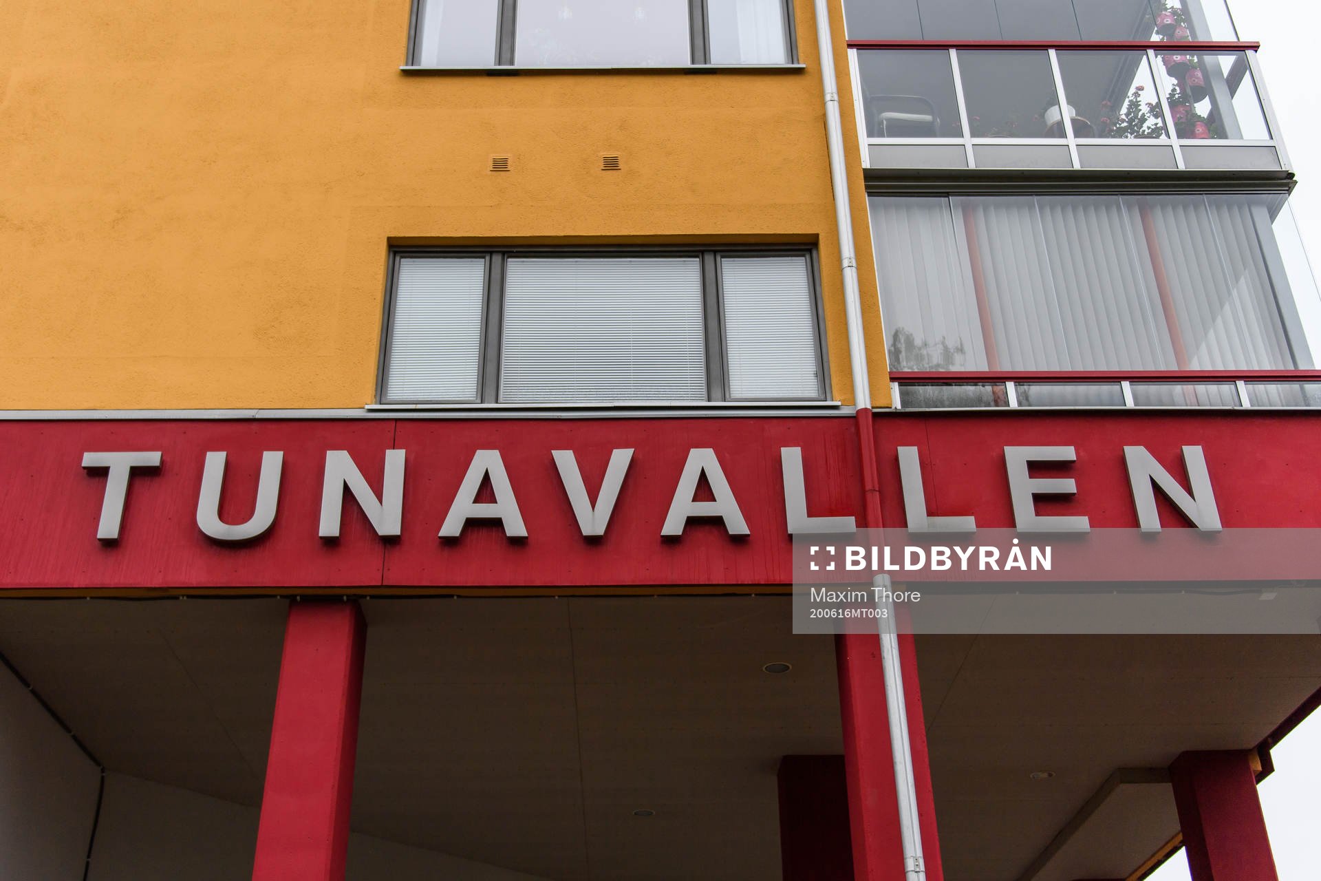 Exteriör av Tunavallen