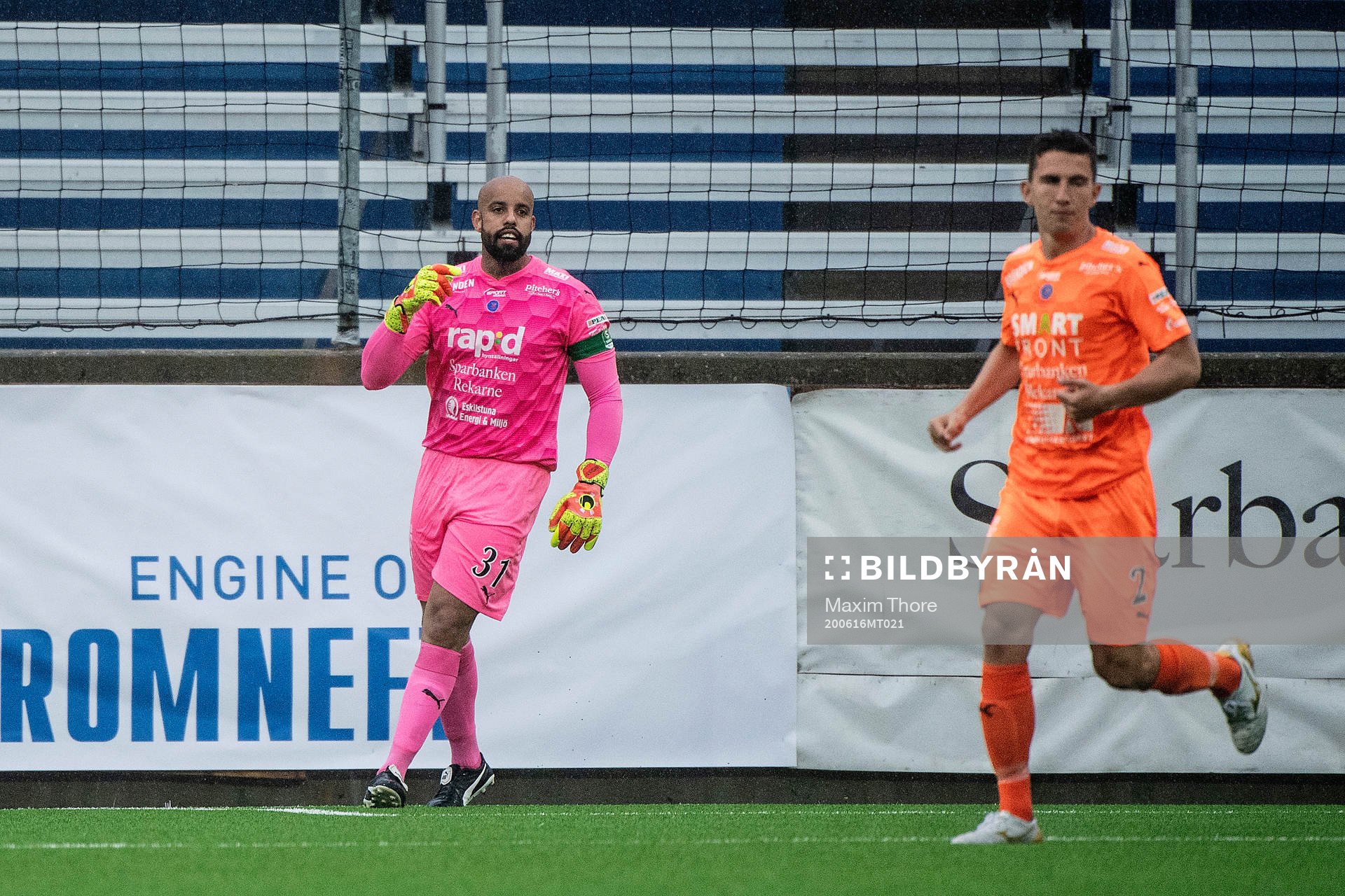 AFC Eskilstunas målvakt Joshua Wicks