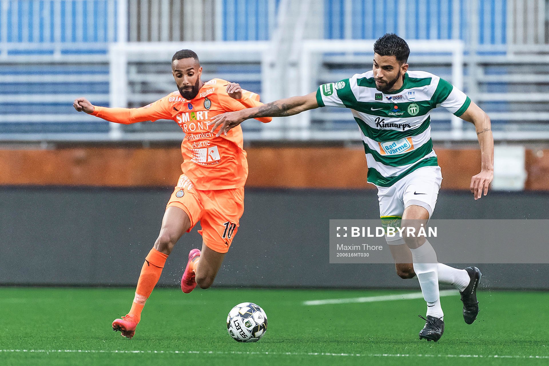 AFC Eskilstunas Ferid Ali och Västerås Pedro Ribeiro