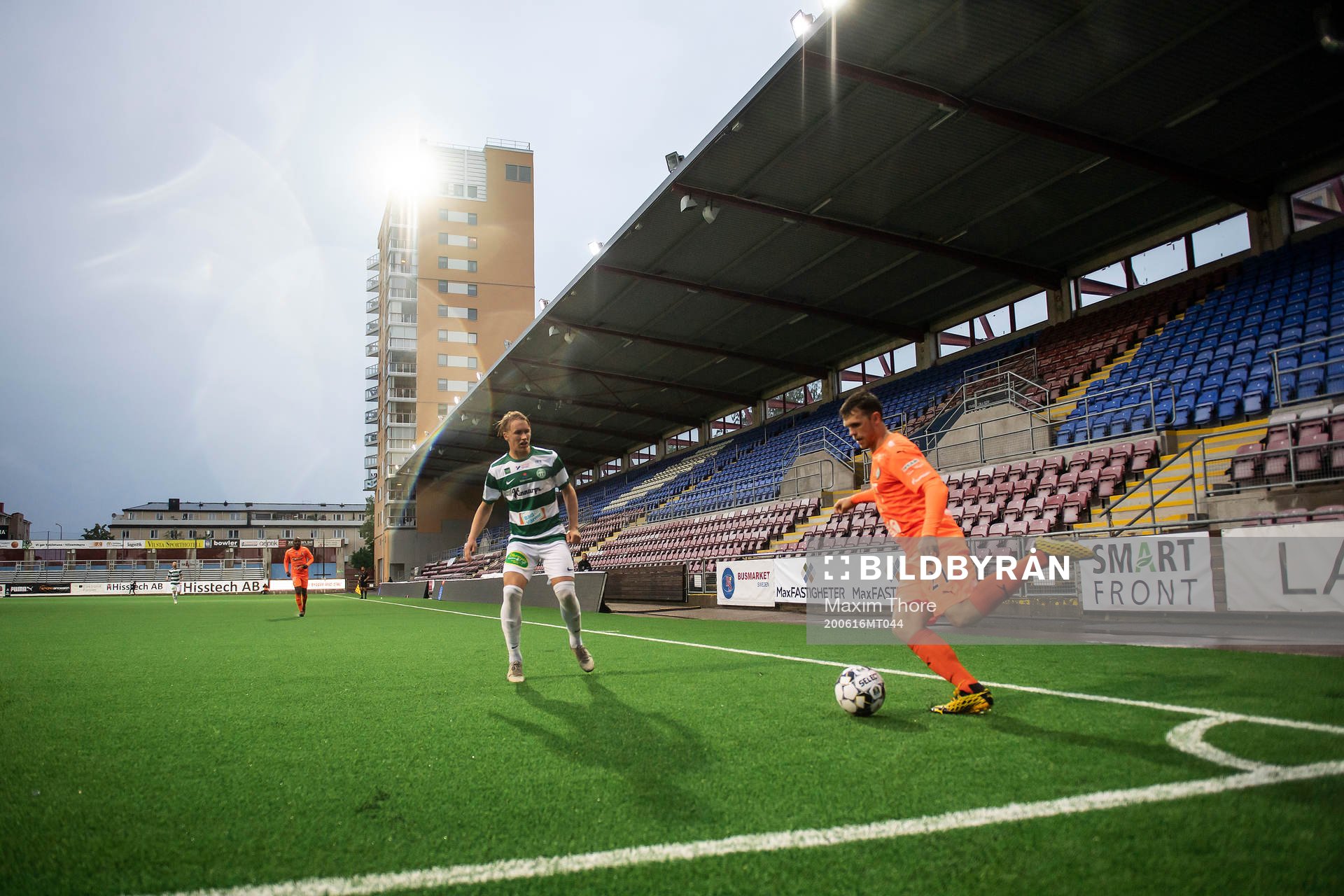 AFC Eskilstunas Jesper Manns och Västerås Emil Skogh