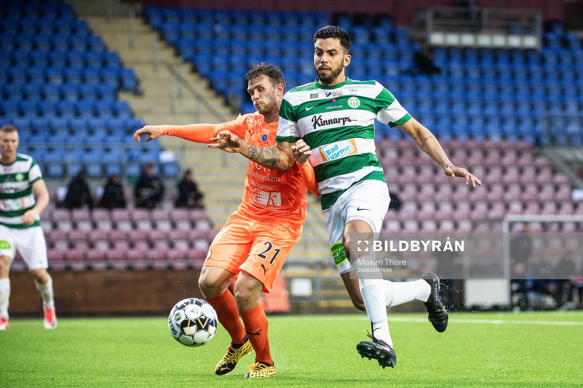 AFC Eskilstunas Jesper Manns och Västerås Pedro Ribeiro