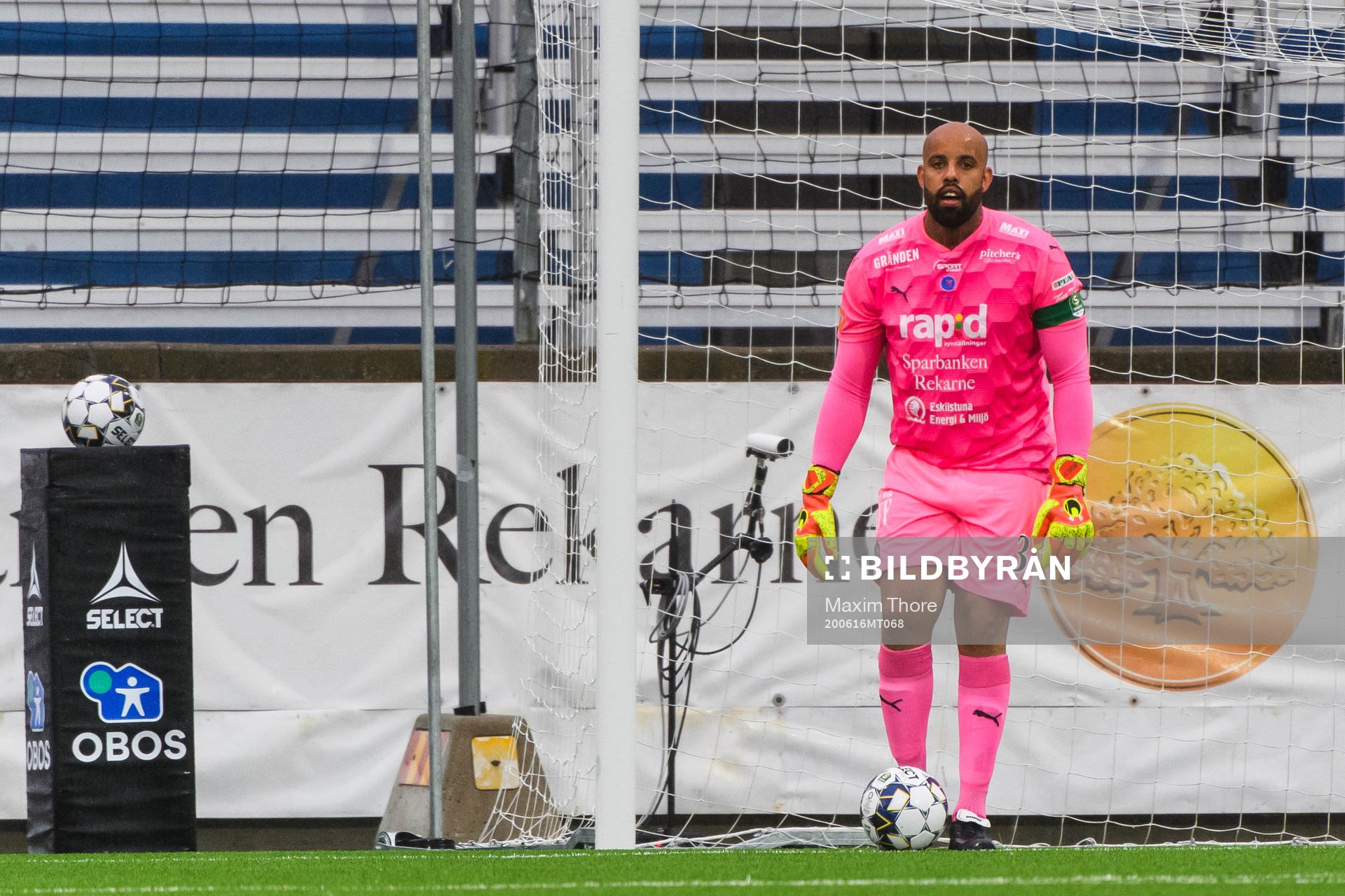 AFC Eskilstunas målvakt Joshua Wicks