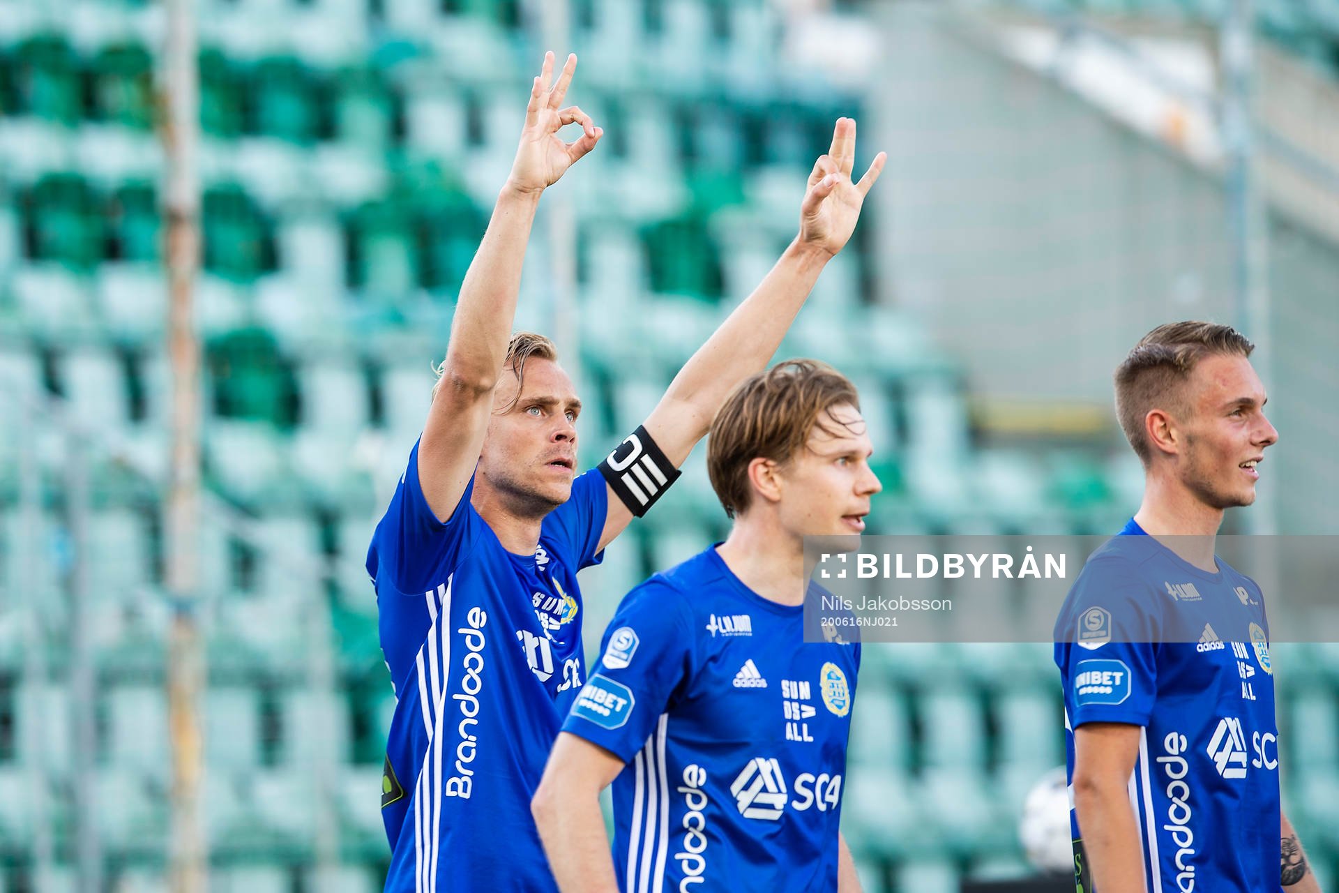 Sundsvalls Pontus Engblom jublar
