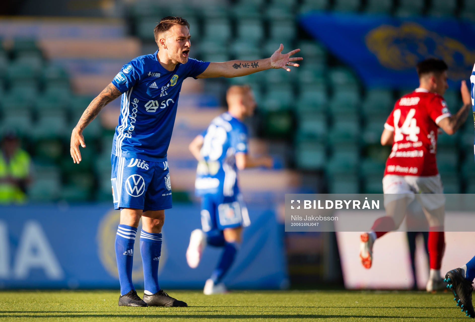 Sundsvalls Pontus Silfwer skriker