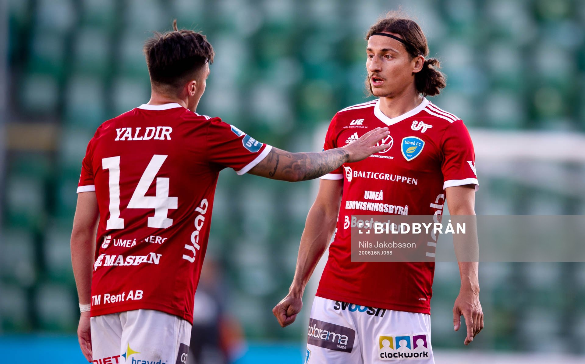 Umeås Deniz Yaldir och Enis Ahmetovic