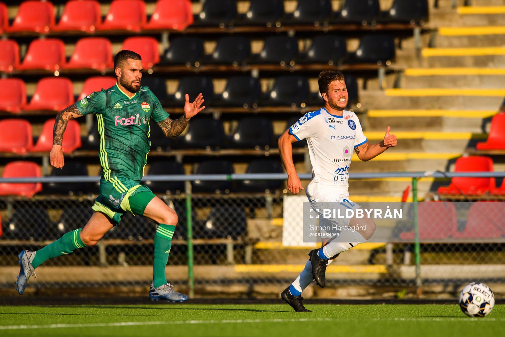Dalkurds Oscar Danielsson och Akropolis Nicklas Lindqvist