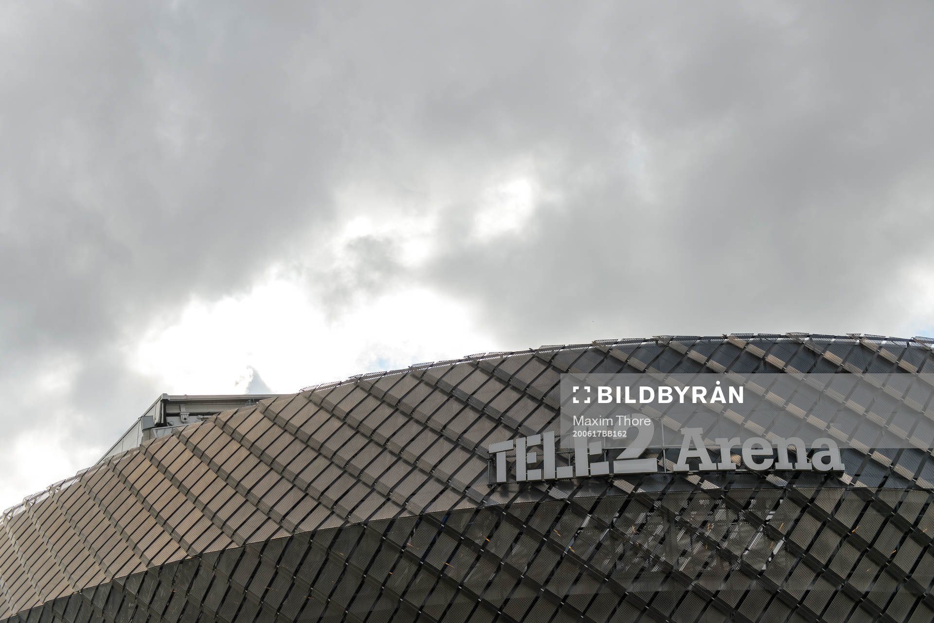 Vy över Tele2 Arena