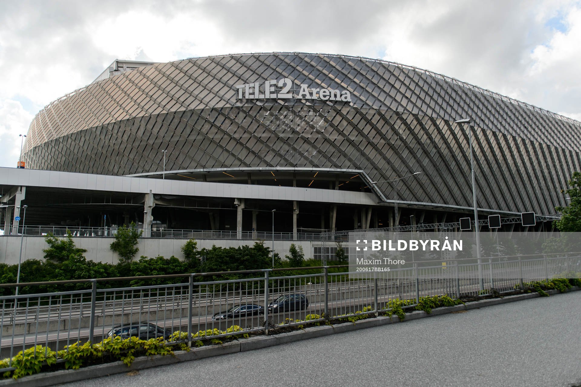 Vy över Tele2 Arena