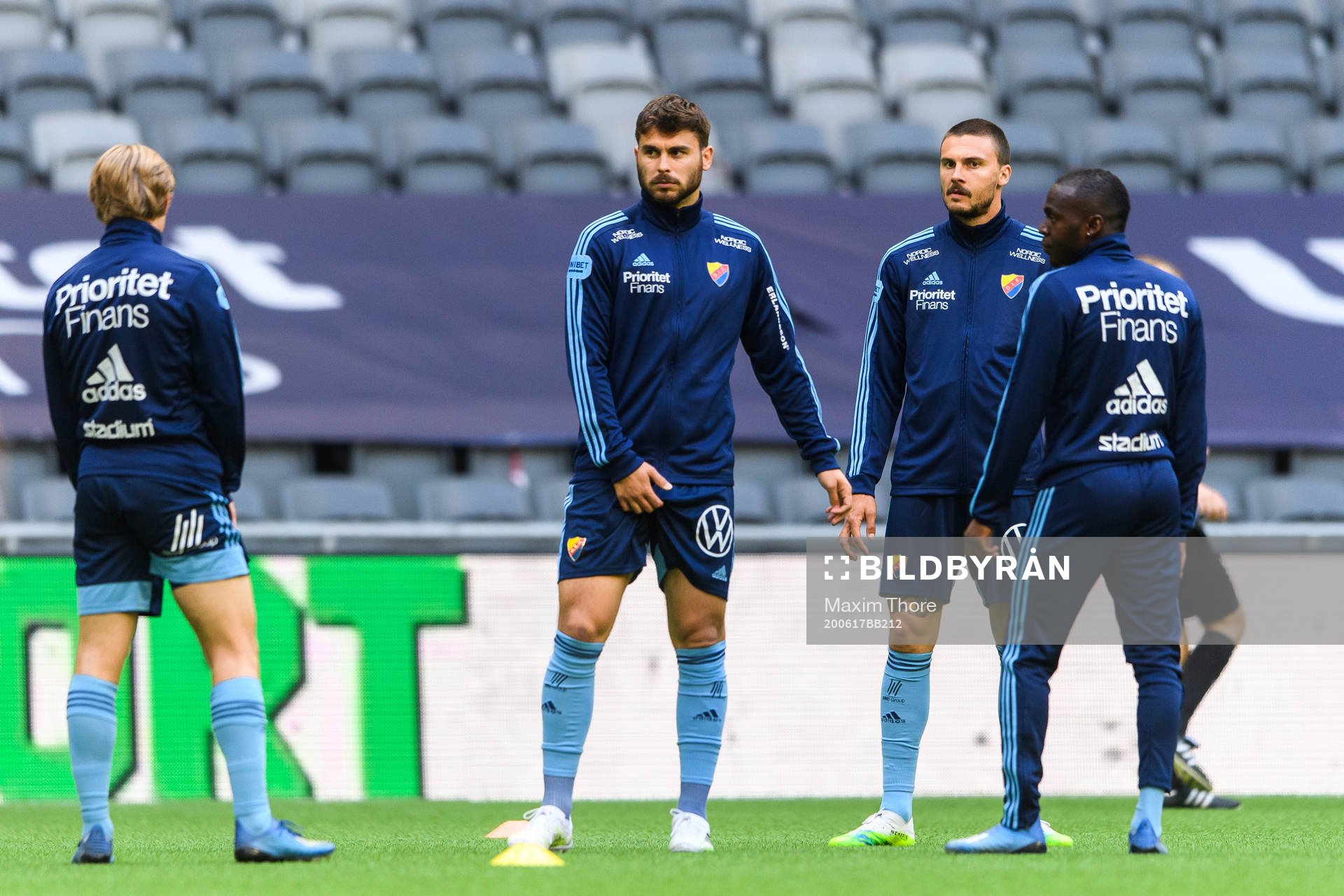 Djurgårdens Astrit Ajdarevic och Erik Berg