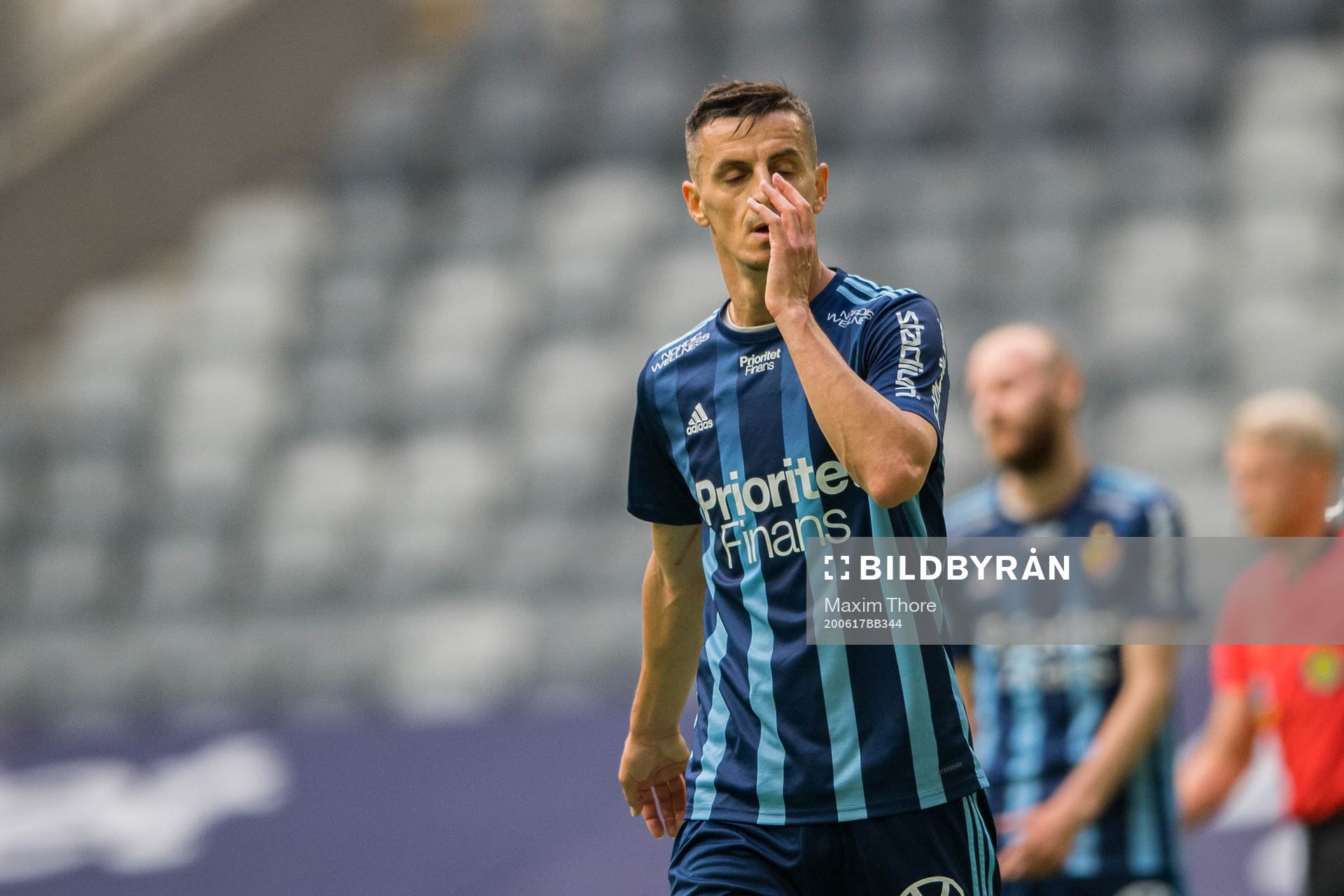 Djurgårdens Haris Radetinac deppar