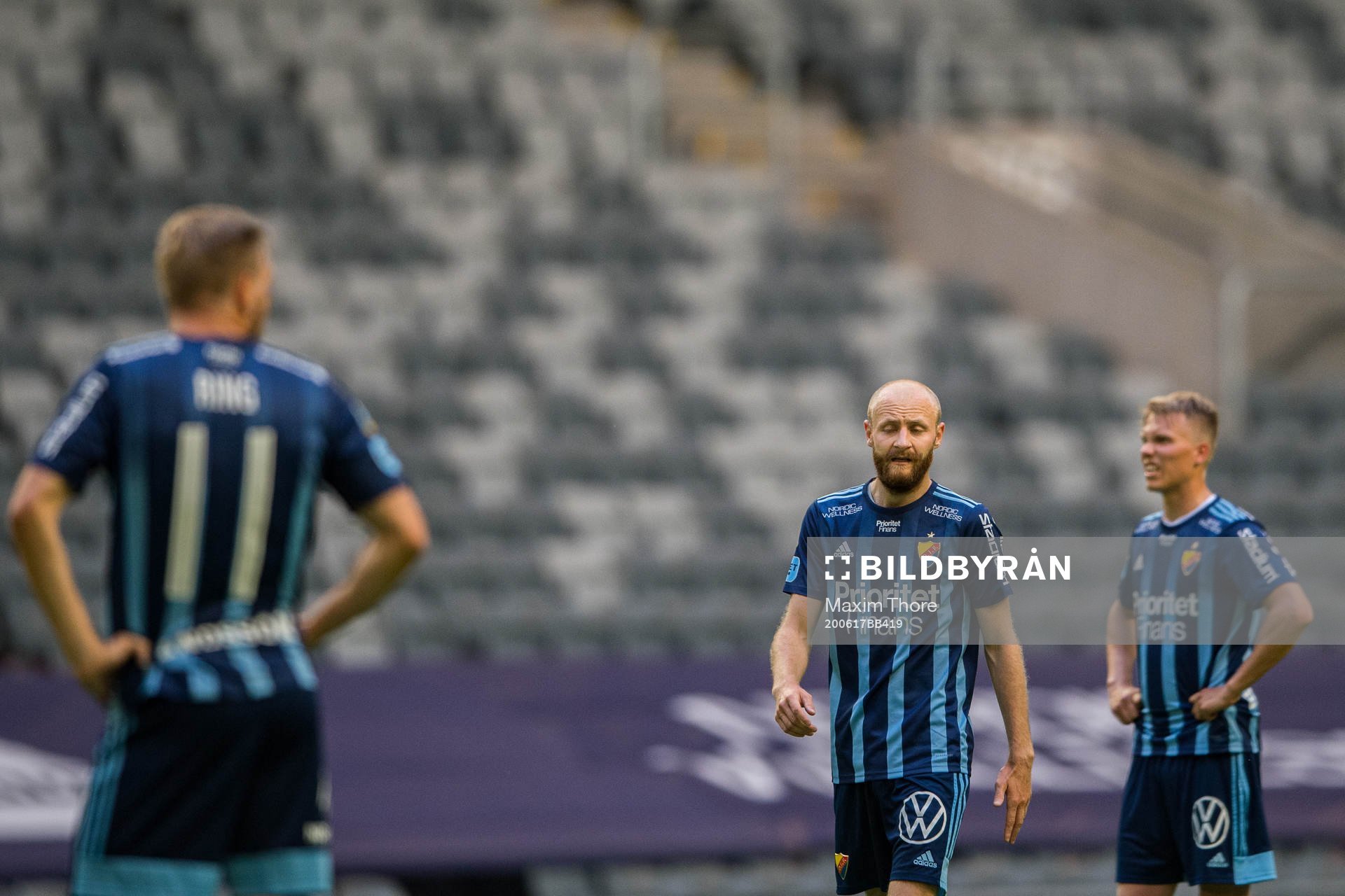 Djurgårdens Curtis Edwards deppar