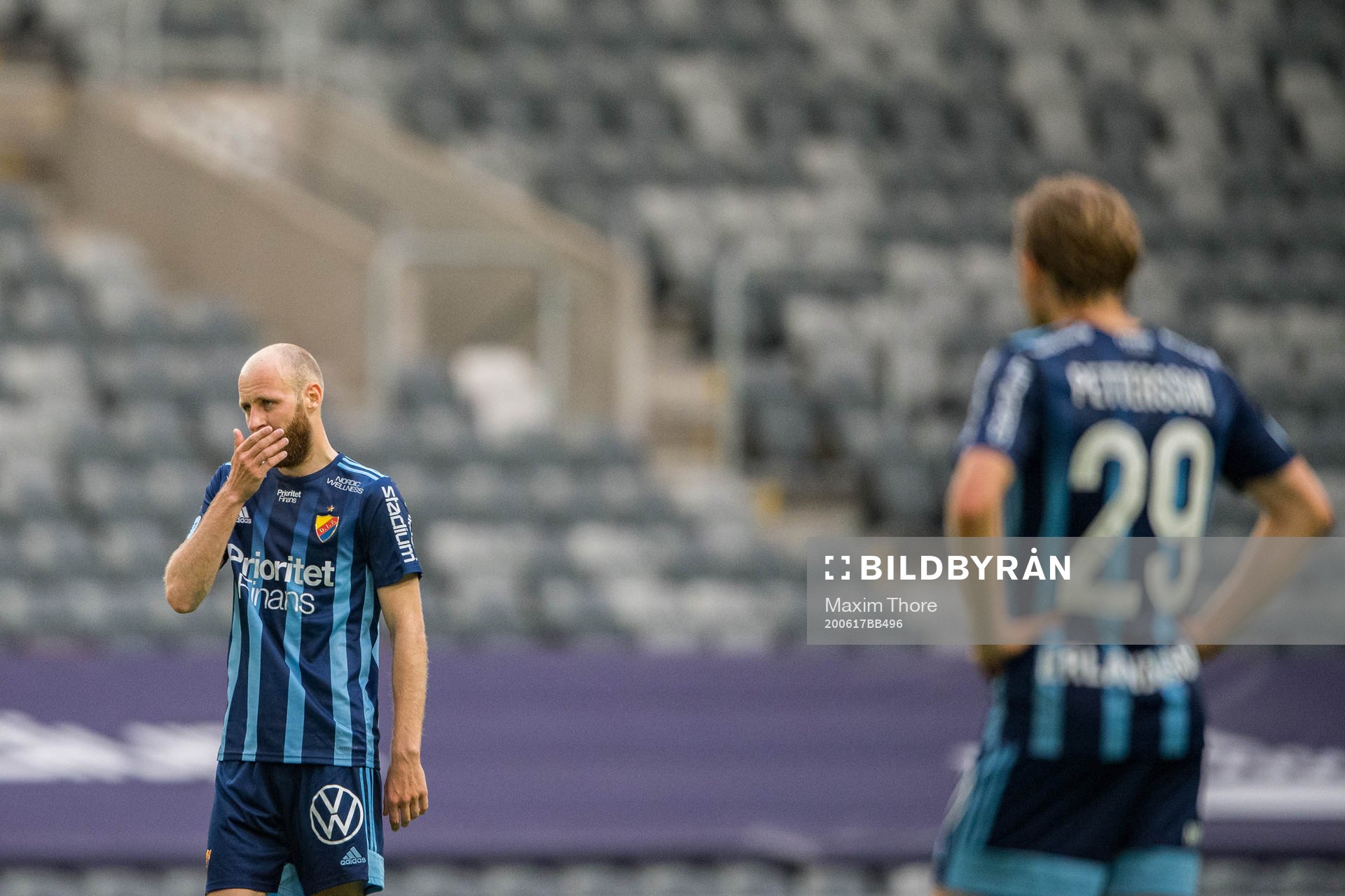 Djurgårdens Curtis Edwards deppar