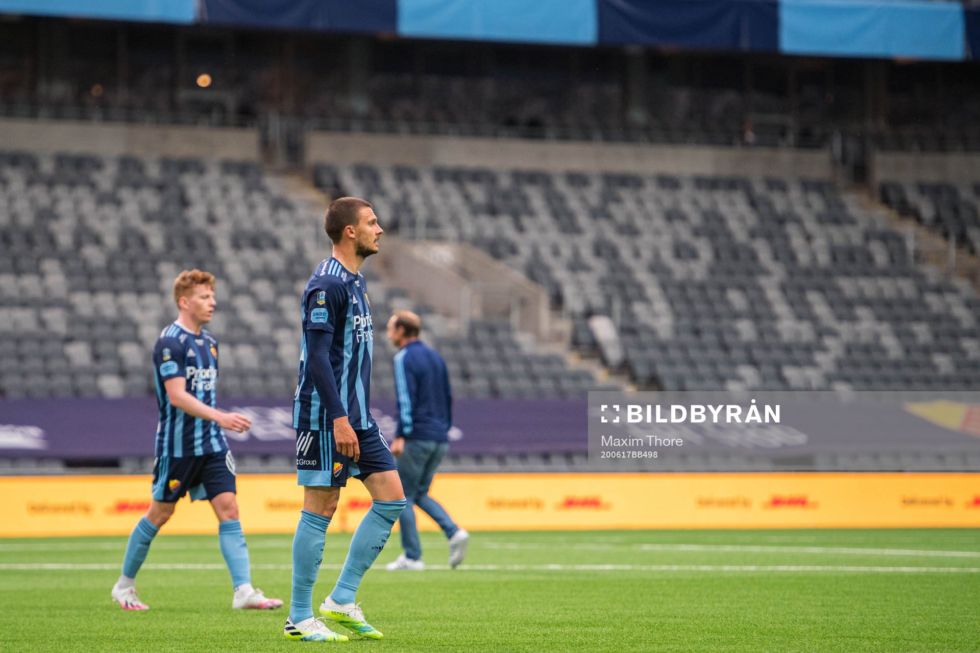 Djurgårdens Erik Berg deppar