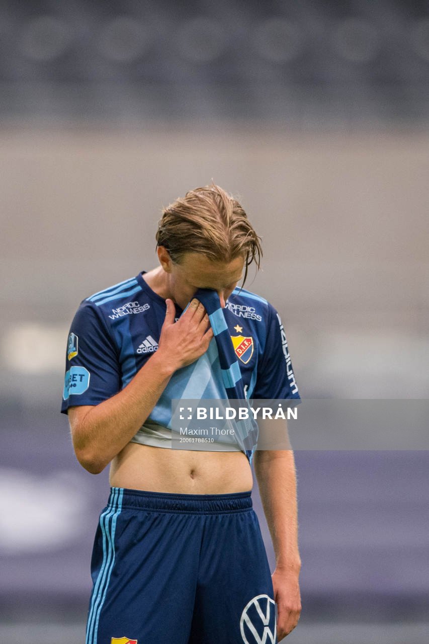 Djurgårdens Oscar Pettersson deppar