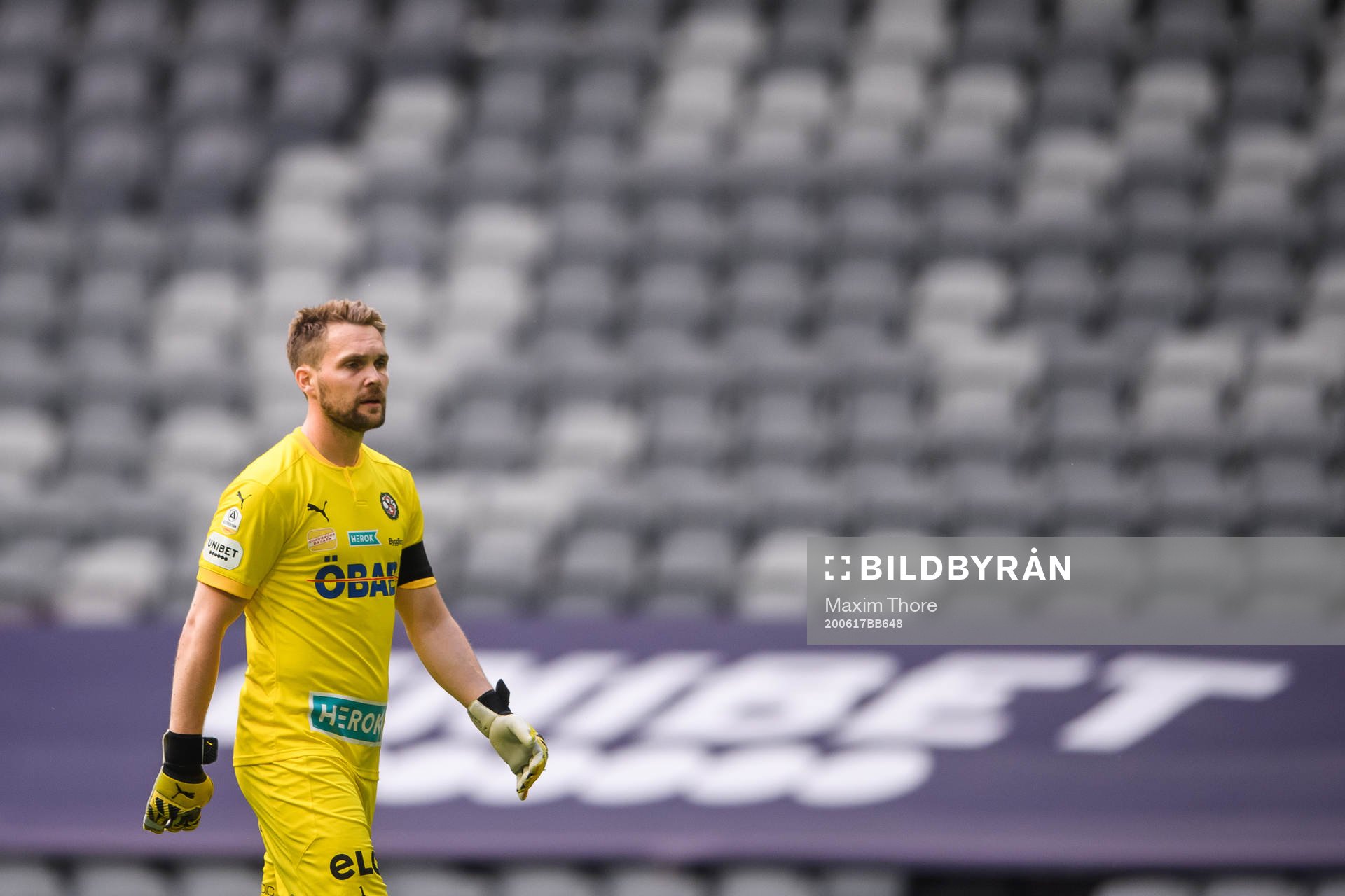 Örebros målvakt Oscar Jansson
