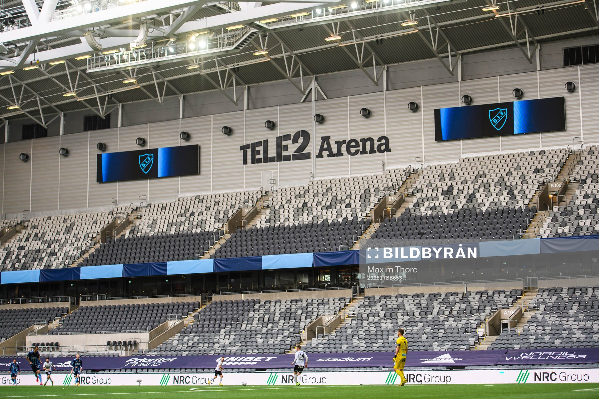 Vy över Tele2 Arena