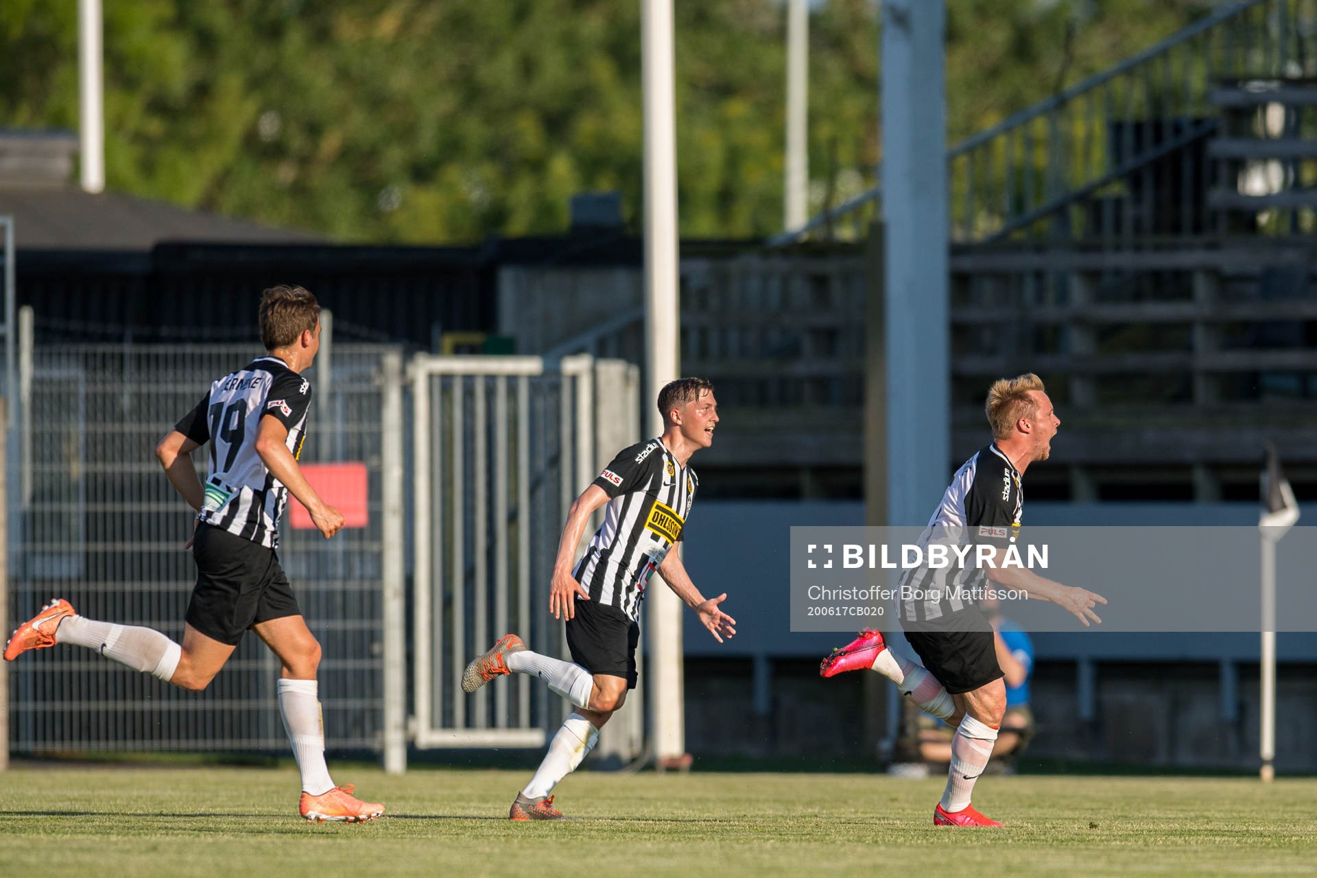 Landskronas Emil Jönsson, Kevin Jensen och Niklas Nielsen