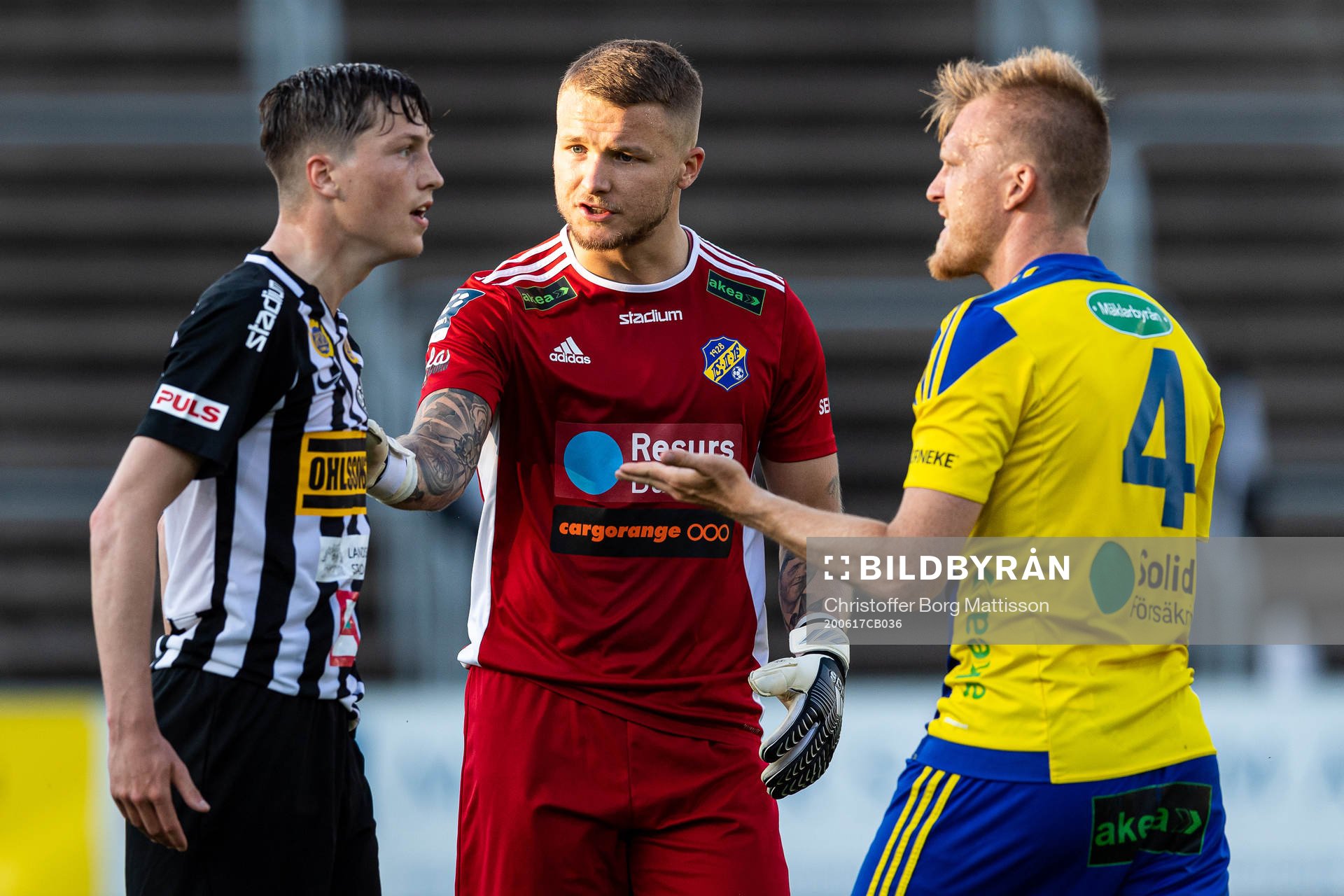 Eskilsminnes målvakt Pontus Löfvenmark och Victor