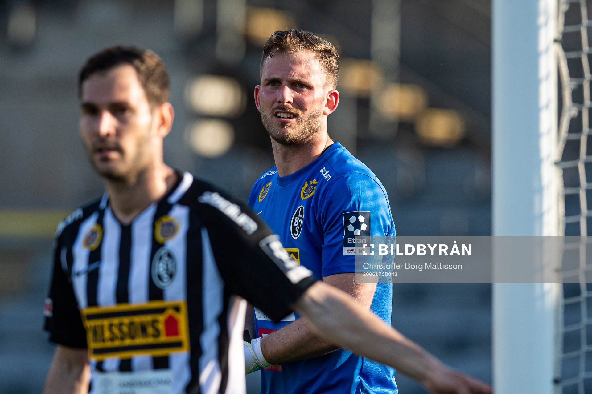 Landskronas målvakt Carl Lindell
