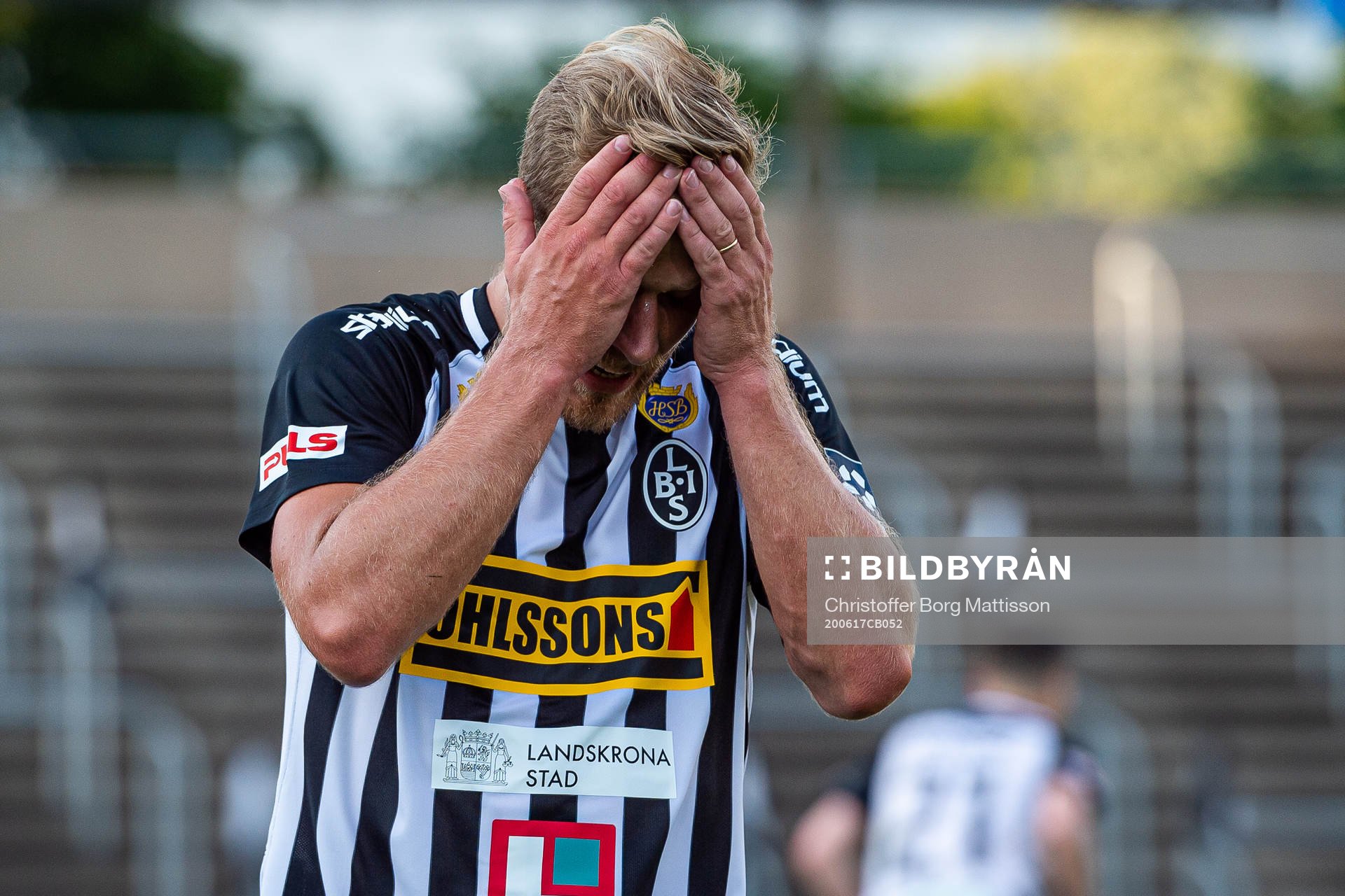 Landskronas Linus Olsson deppar