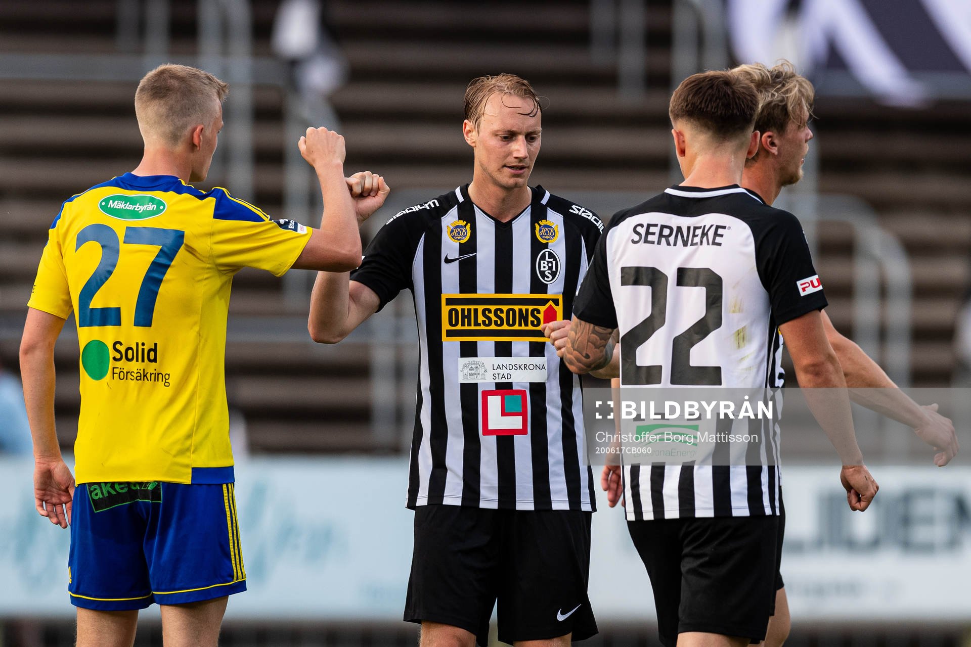 Eskilsminnes Filip Lundeberg och Landskronas Måns Ekvall