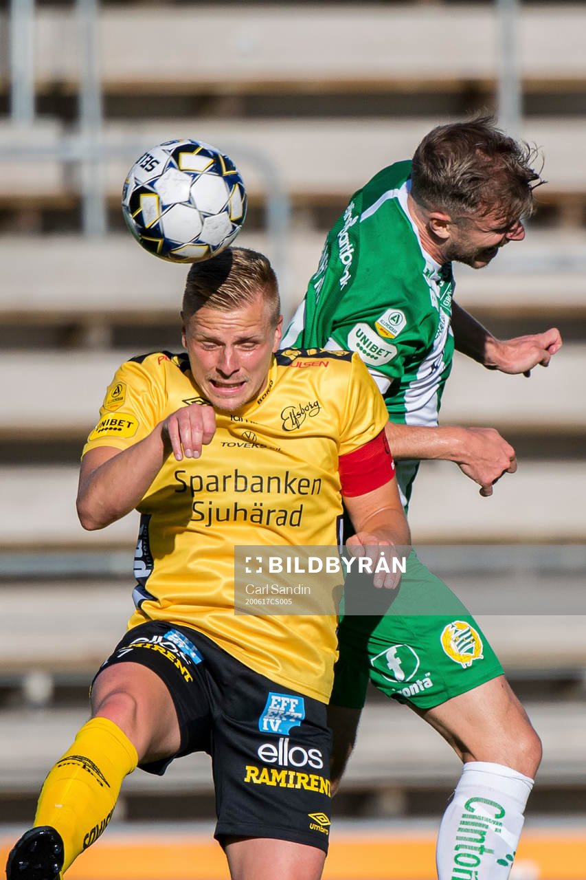 Elfsborgs Per Frick och Hammarbys Richard Magyar