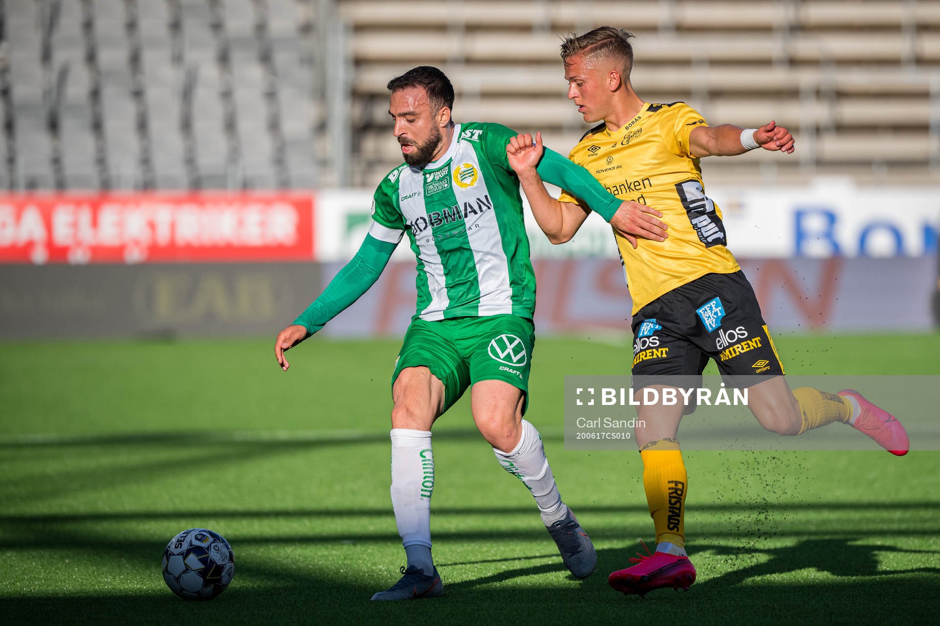 Hammarbys Abdul Khalili och Elfsborgs Jesper Karlsson