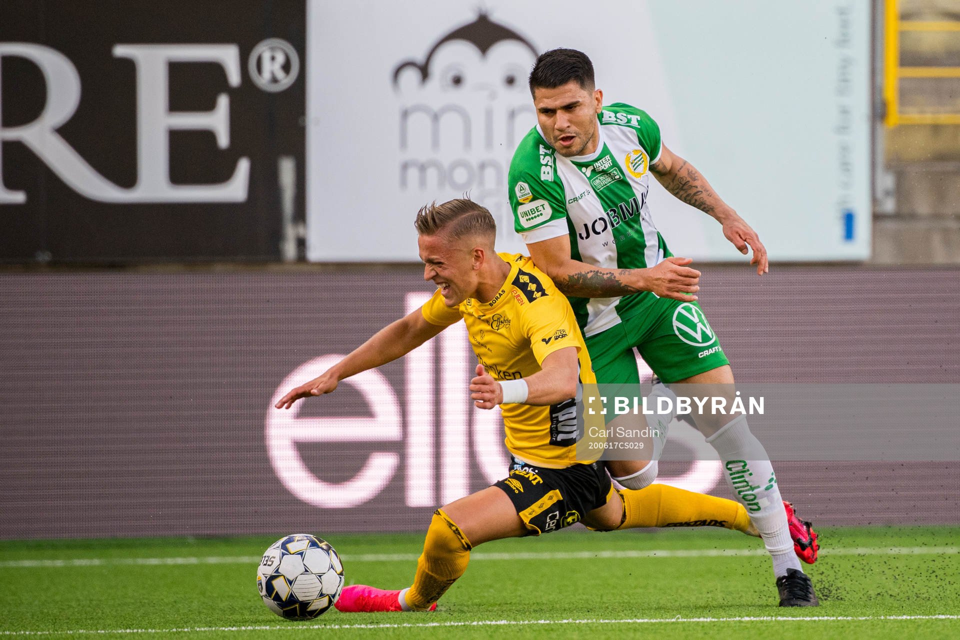 Elfsborgs Jesper Karlsson och Hammarbys Paulinho