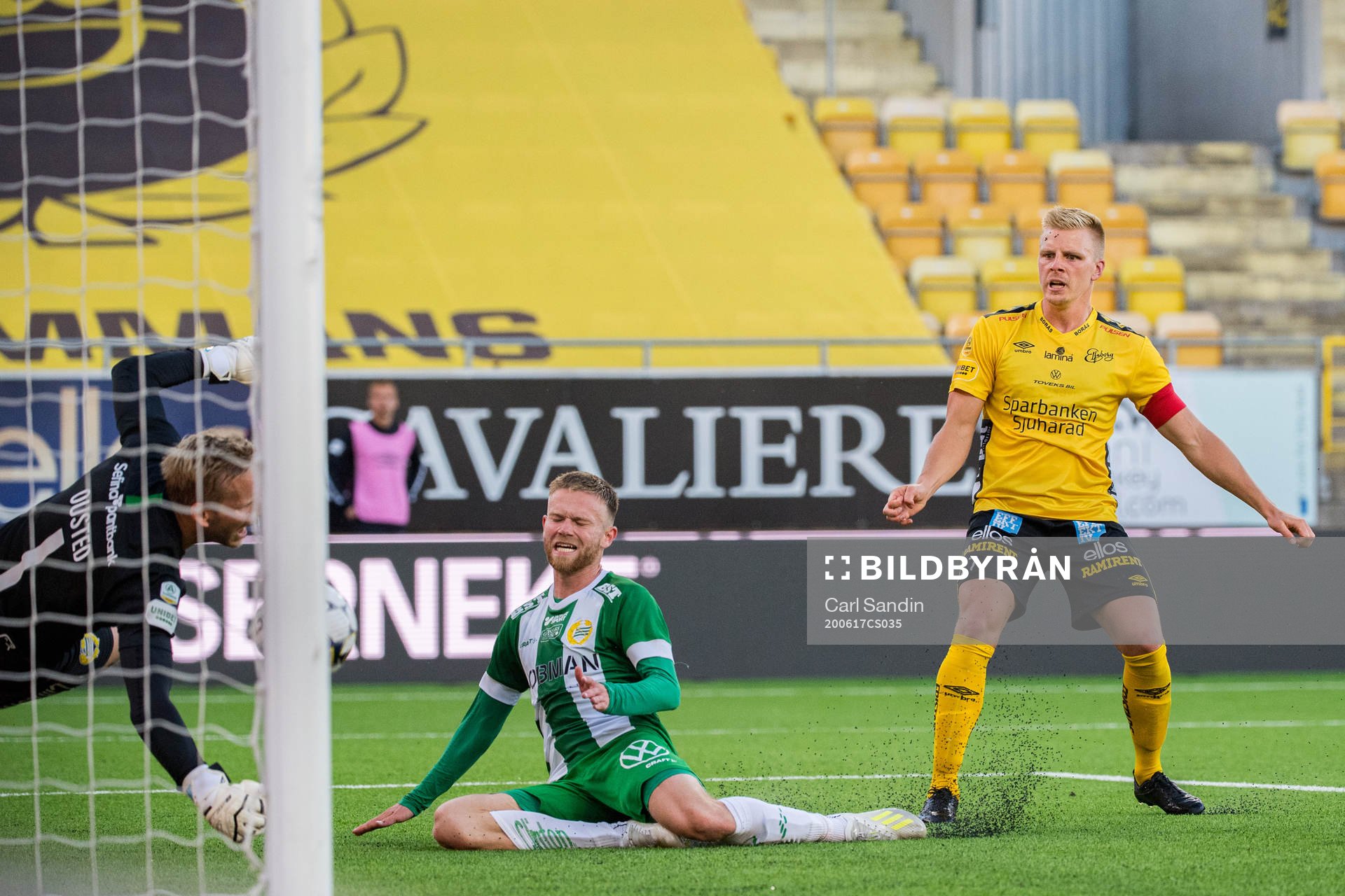 Elfsborgs Per Frick gör 2-2 förbi Hammarbys Dennis
