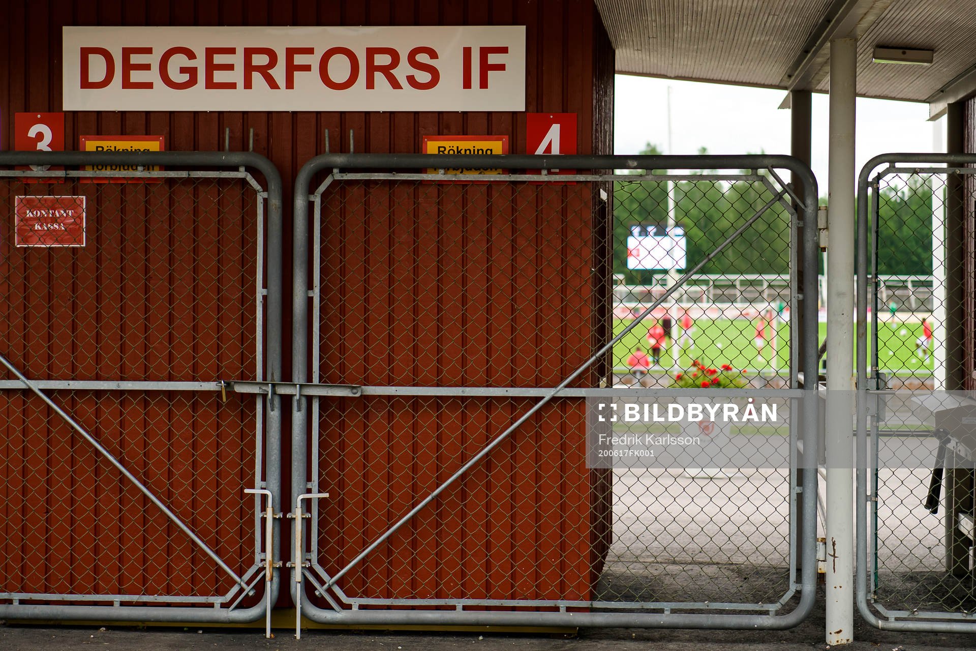 Exteriör bild av grinden in till Stora valla