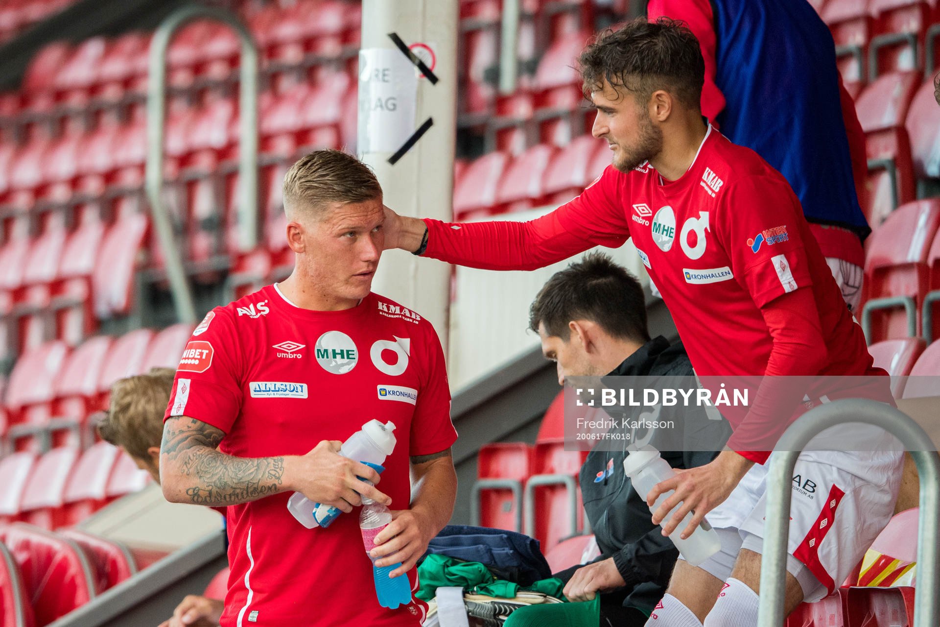 Degerfors Victor Edvardsen och Christos Gravius