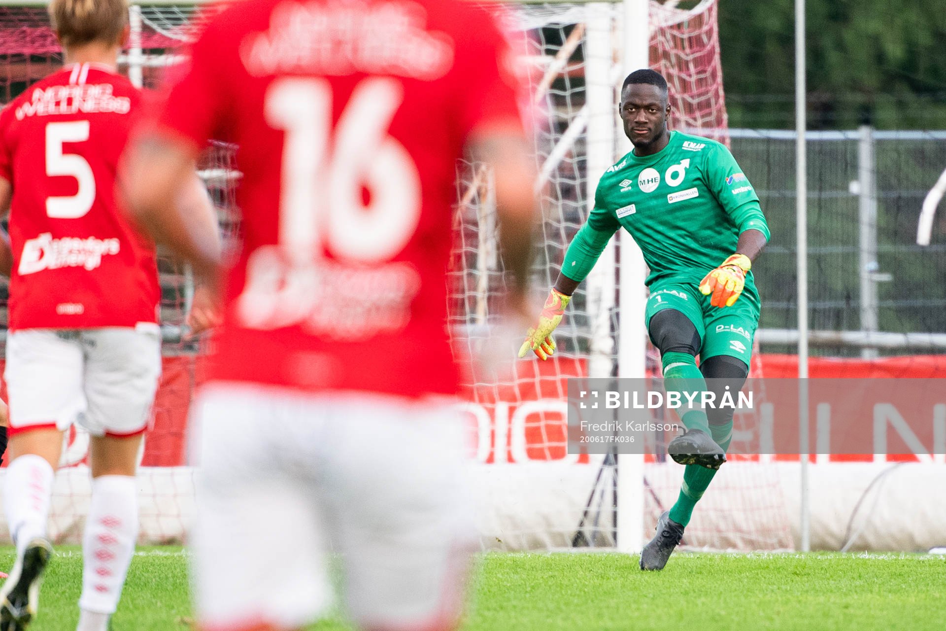 Degerfors målvakt Ismael Diawara