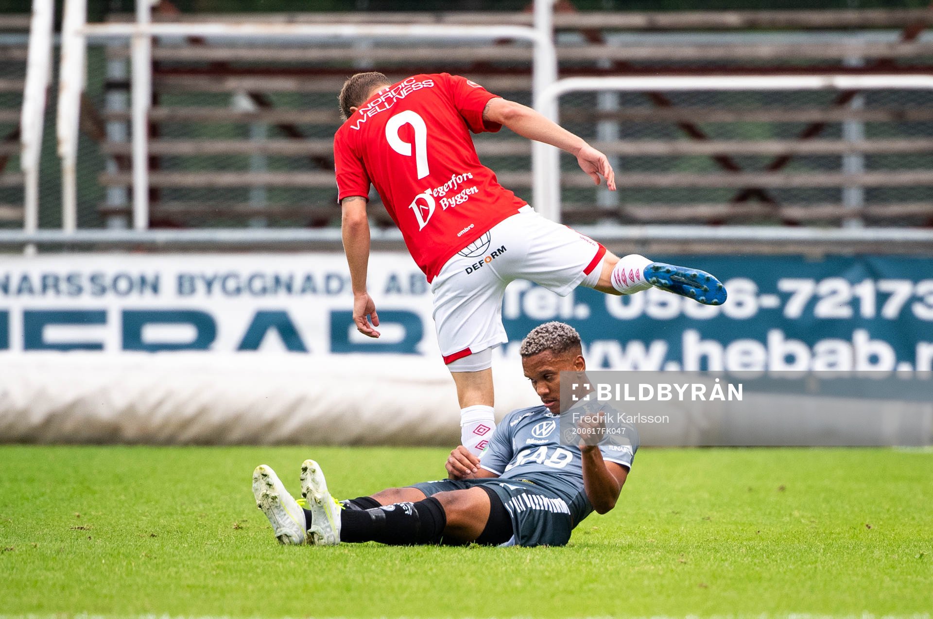 Brages Seth Kanteh Hellberg och Degerfors Johan Bertilsson