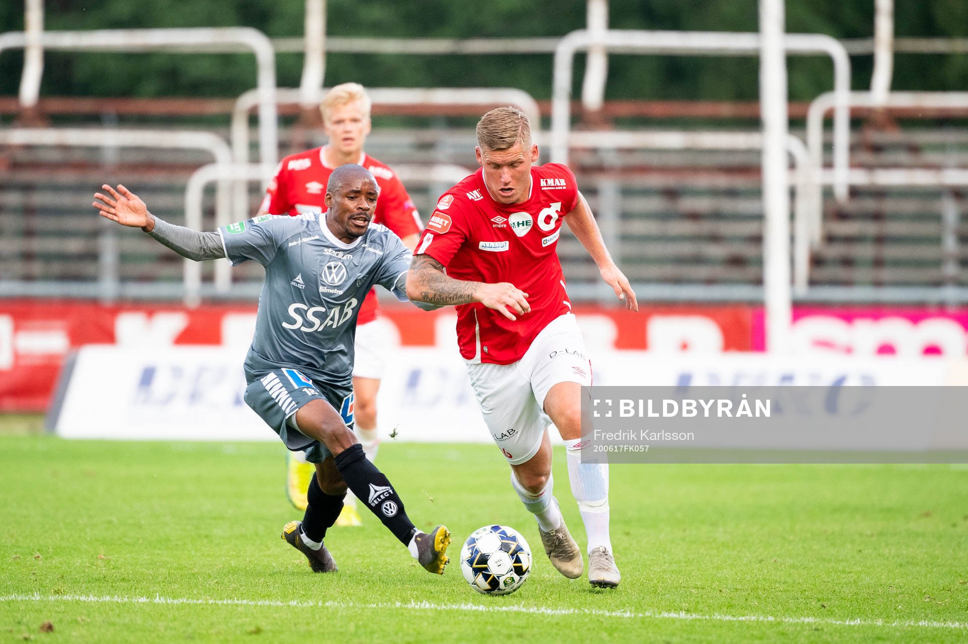 Brages Bantu Mzwakali och Degerfors Victor Edvardsen
