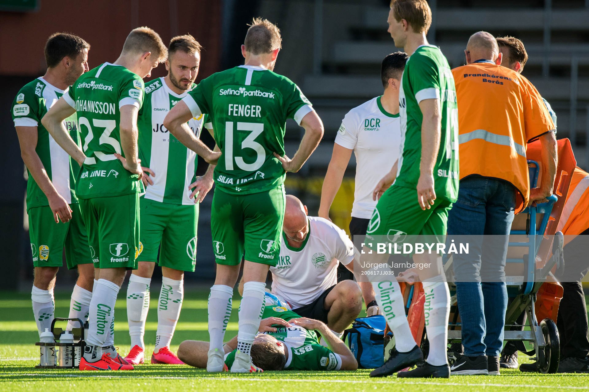 Hammarbys Richard Magyar har ont och får vård
