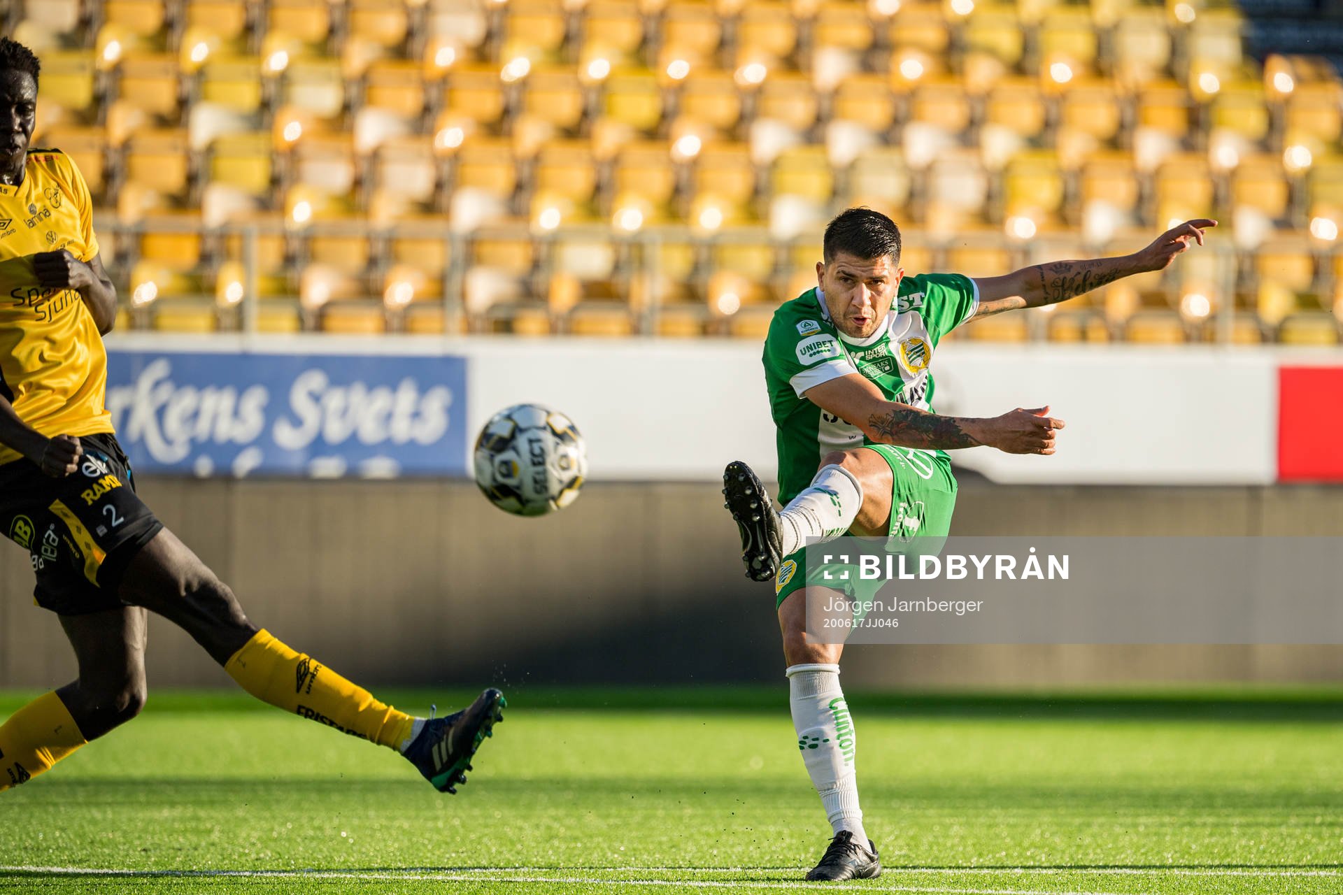 Hammarbys Paulinho testar skott