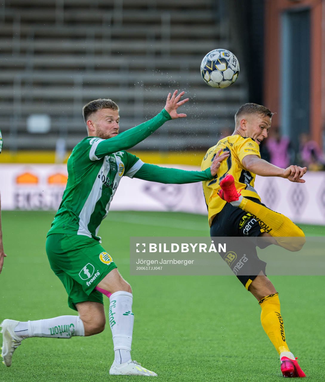 Hammarbys Dennis Widgren och Elfsborgs Jesper Karlsson