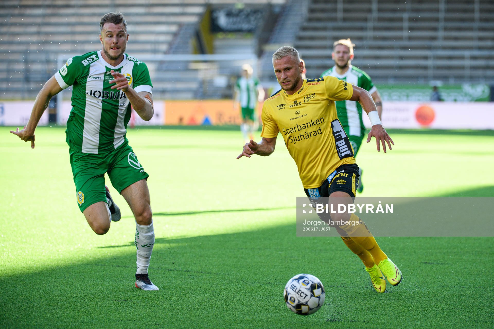 Hammarbys Tim Söderström och Elfsborgs Simon Strand
