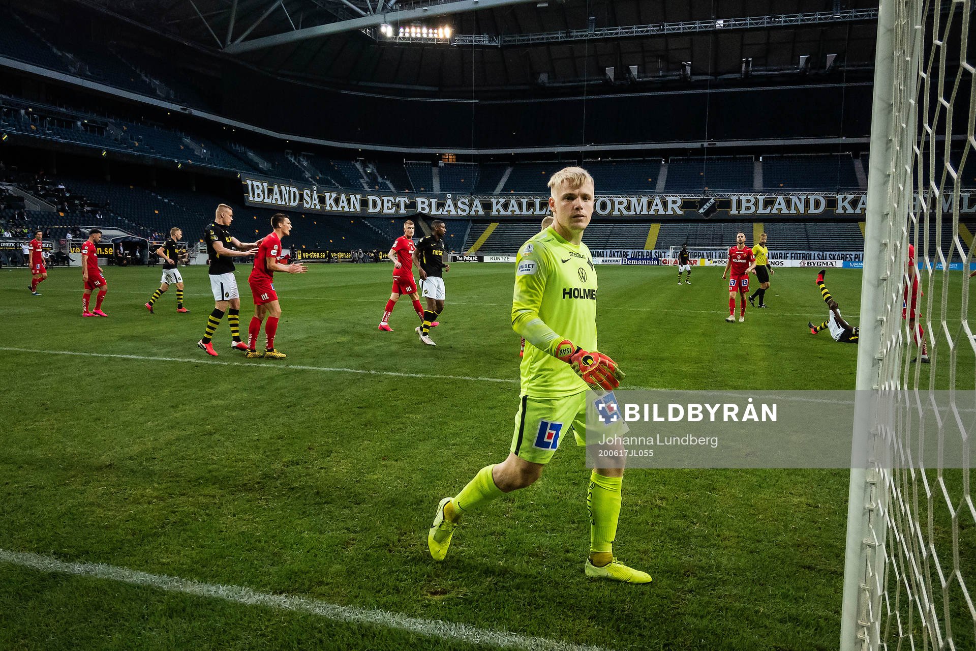 IFK Norrköpings målvakt Isak Pettersson