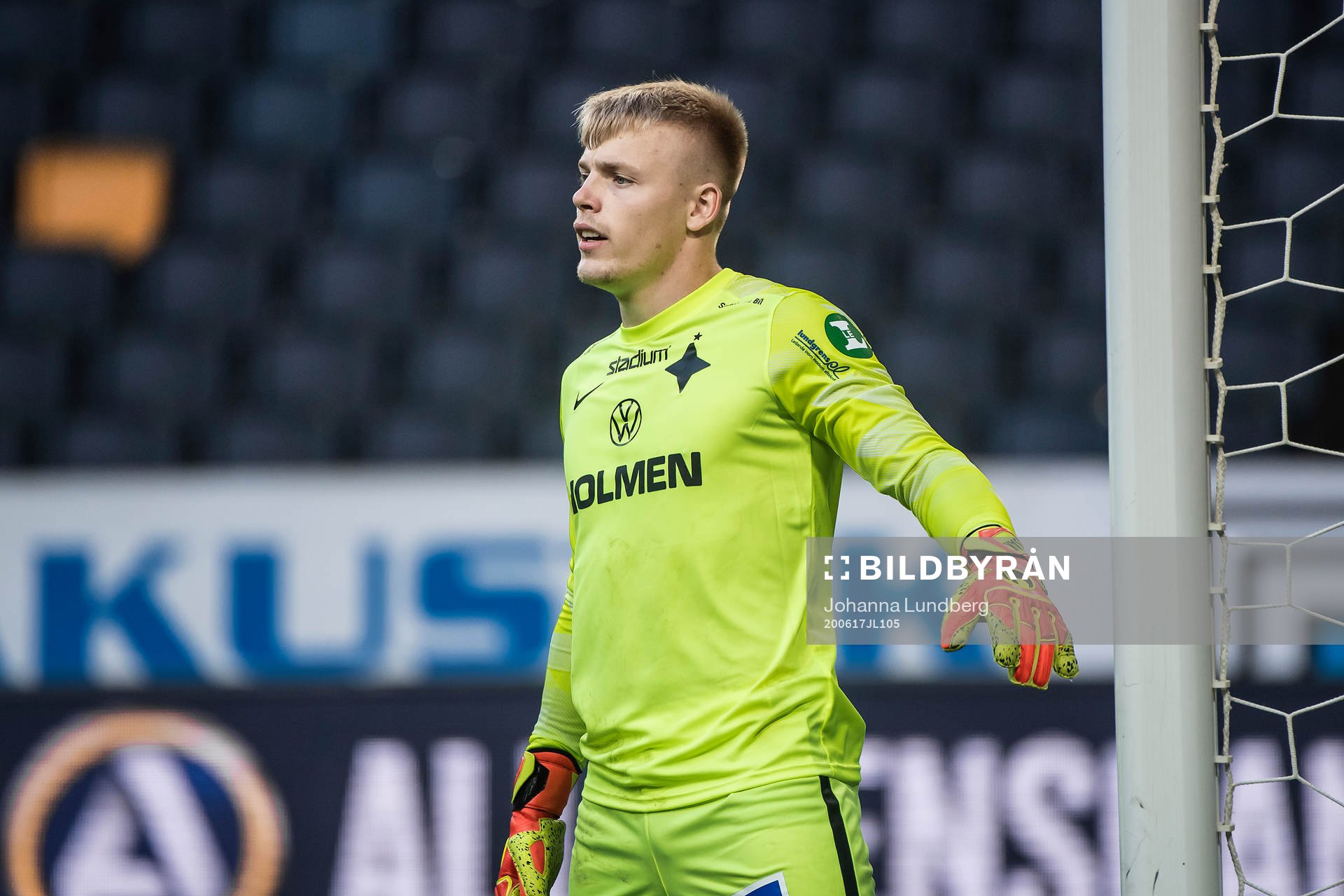 IFK Norrköpings målvakt Isak Pettersson