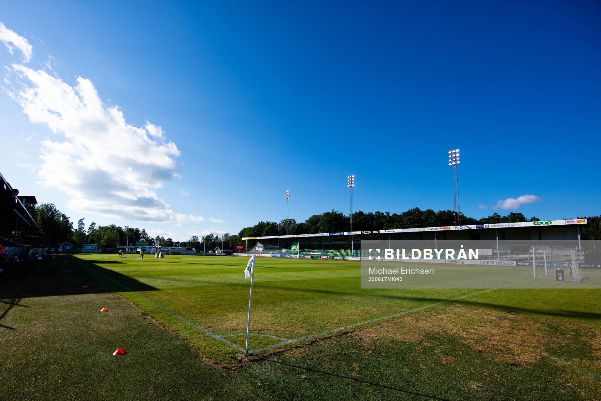 Skarsjövallen innan fotbollsmatchen i Superettan  mellan
