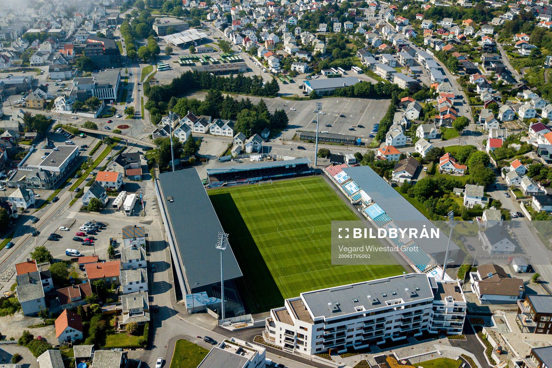 General view of Haugesund Stadion