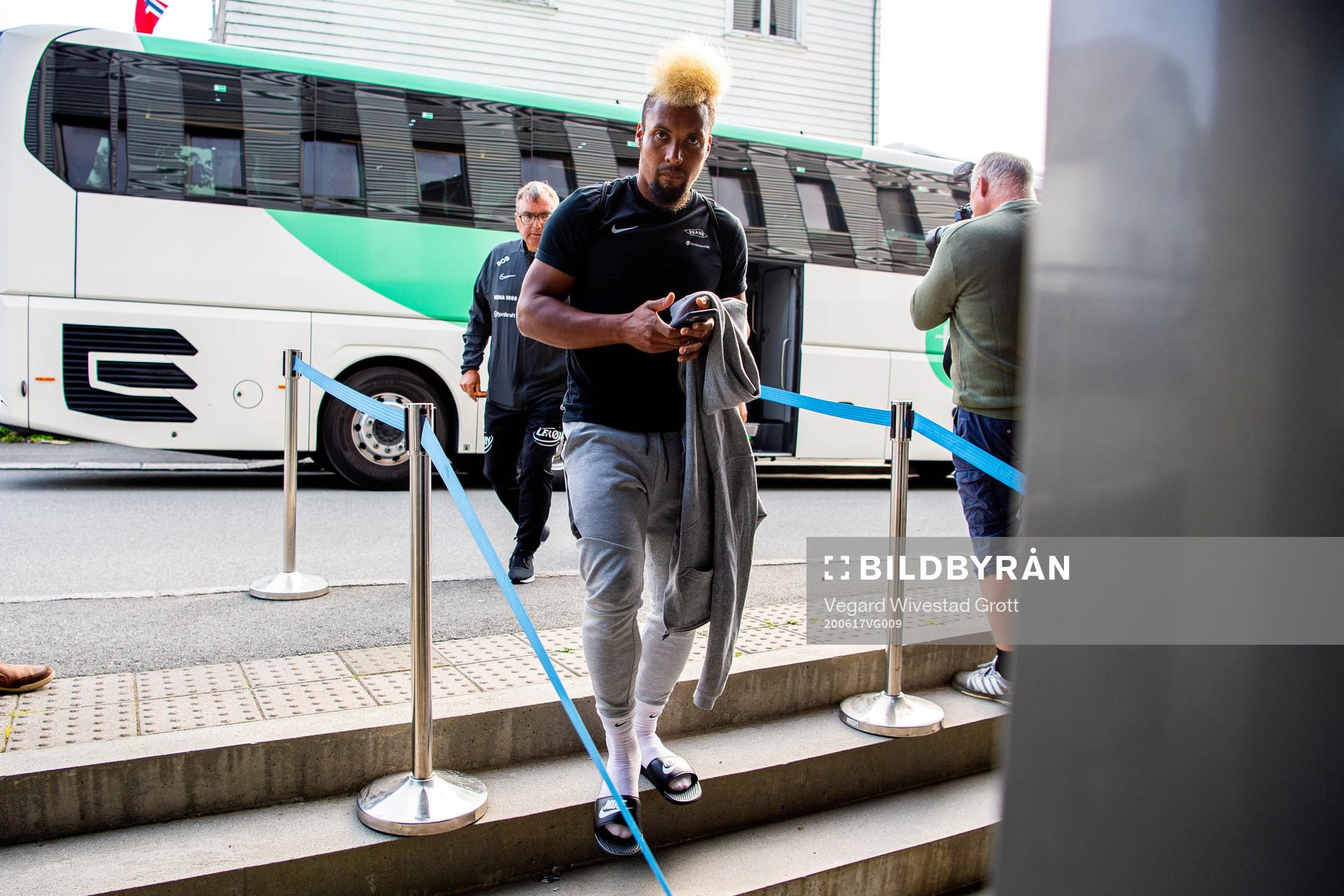 Bismar Acosta of Brann arrives
