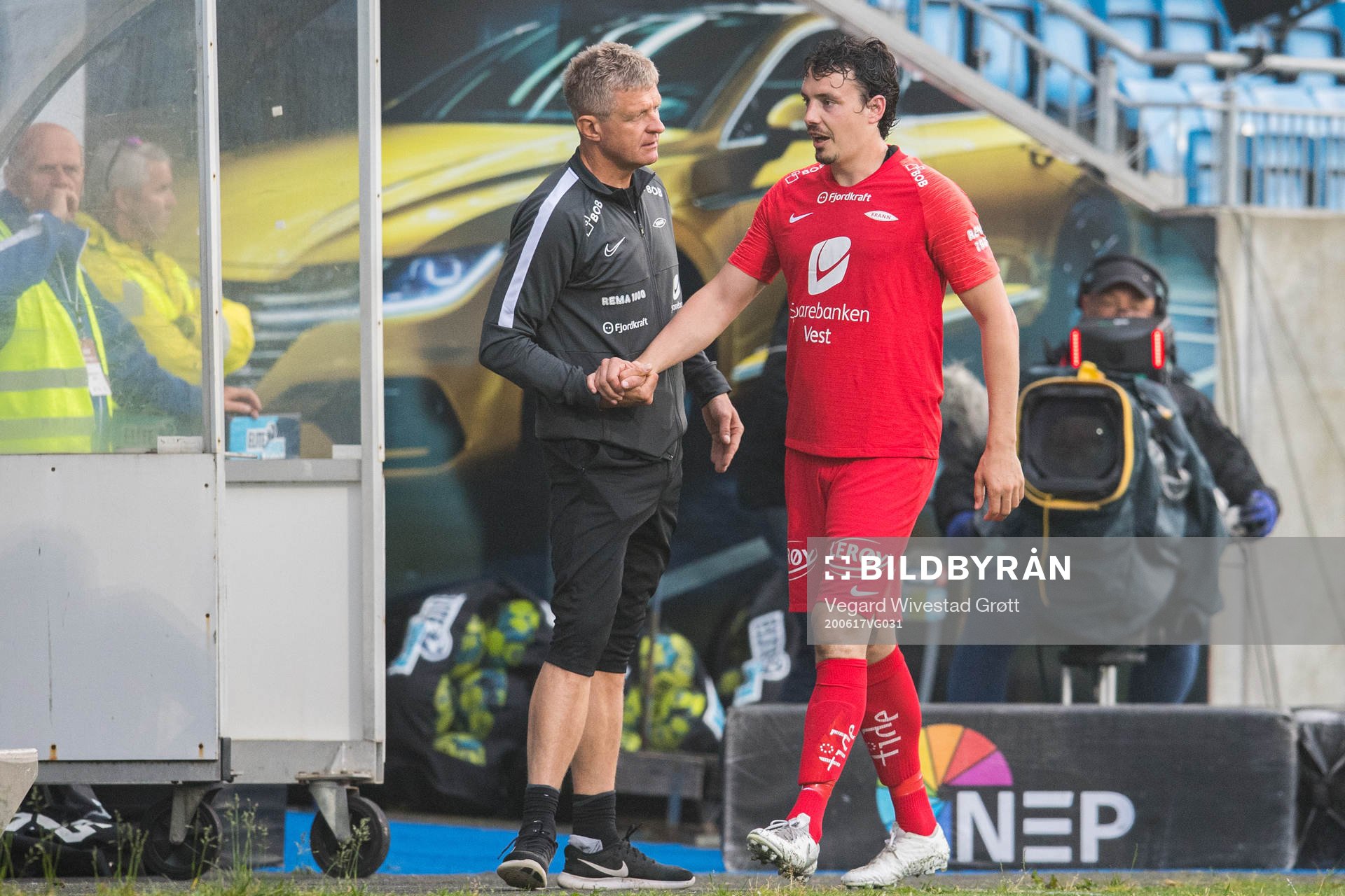 Lars Arne Nilsen, head coach of Brann and Vegard Forren